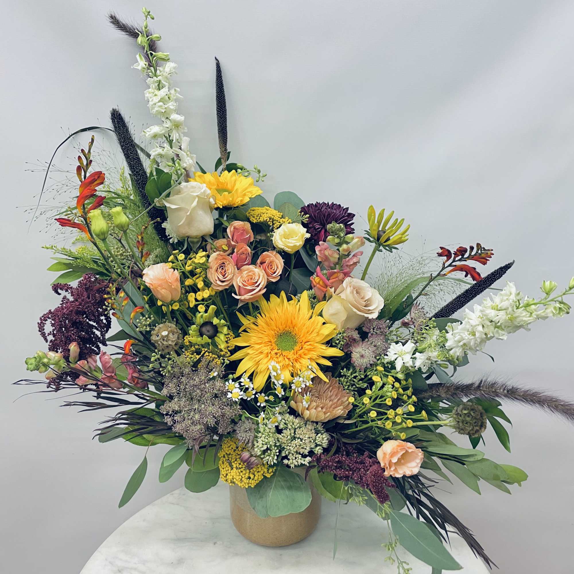 Allow our designers to choose the freshest &amp; most beautiful blooms to