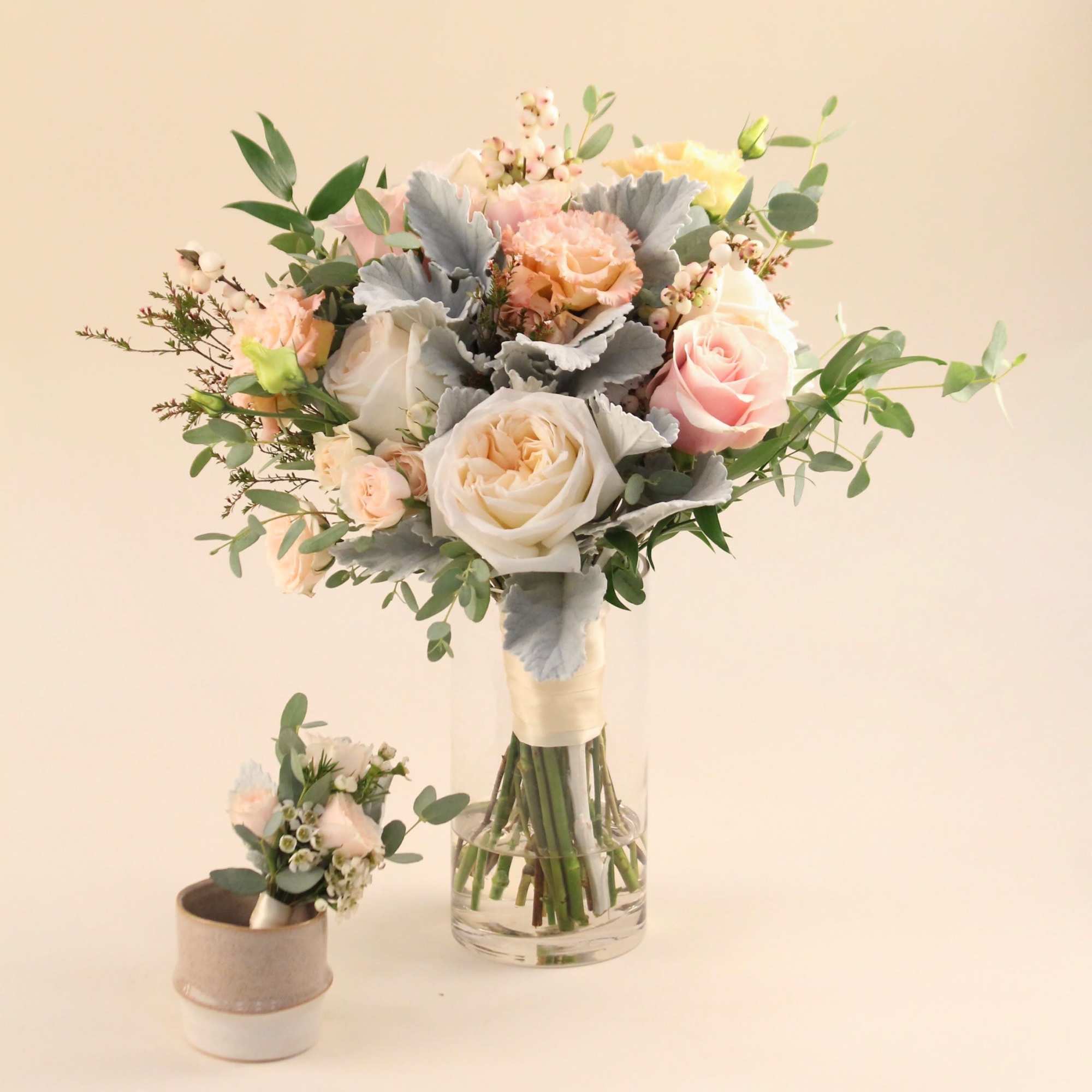 Allow us to create the best possible bouquet and boutonniere for your