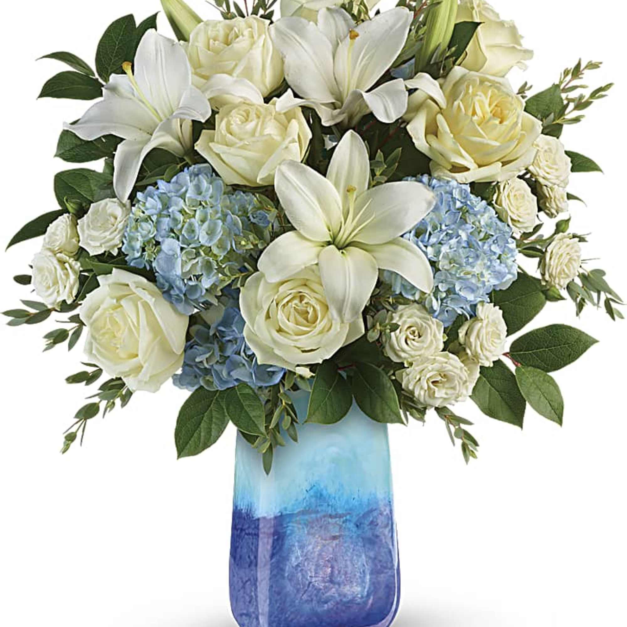 Capture the magic of the sparkling sea with this soothing bouquet of