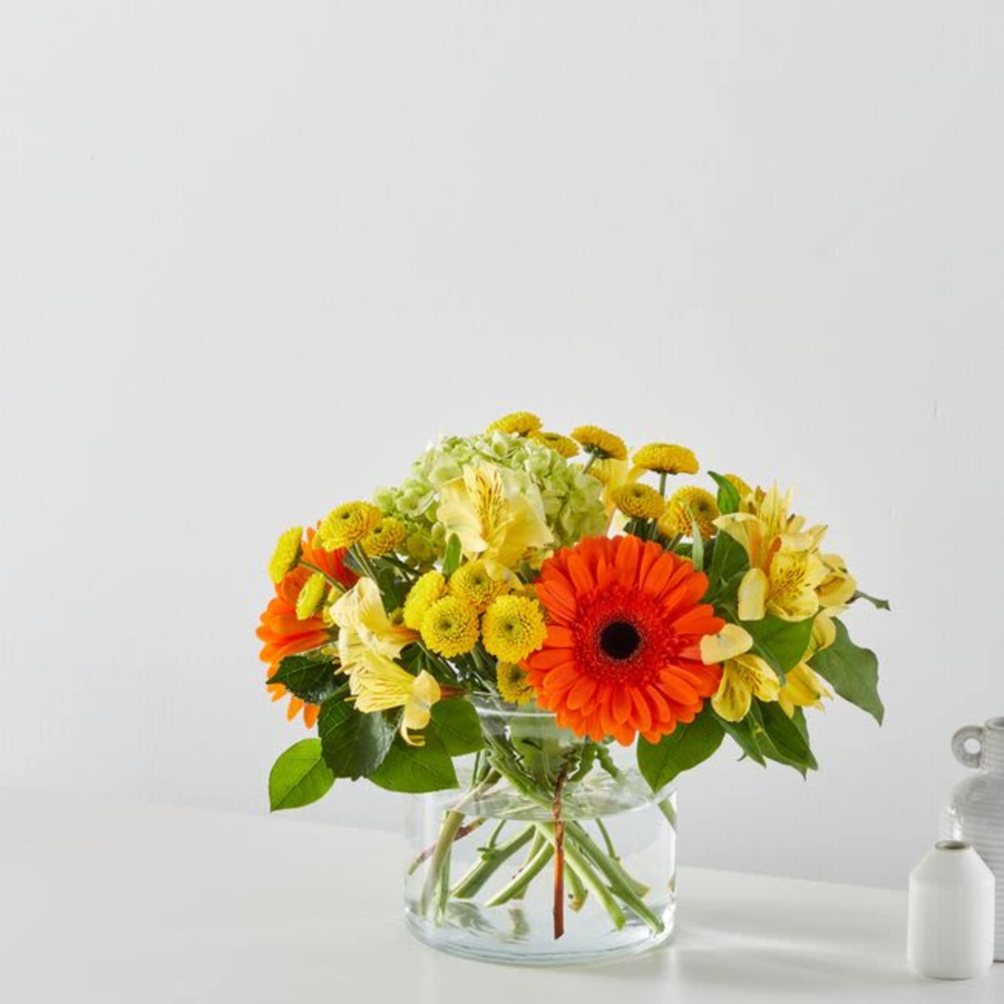 The spirit of a sunny autumn day in a beautiful bouquet. The spirit of a sunny autumn day in a beautiful bouquet.