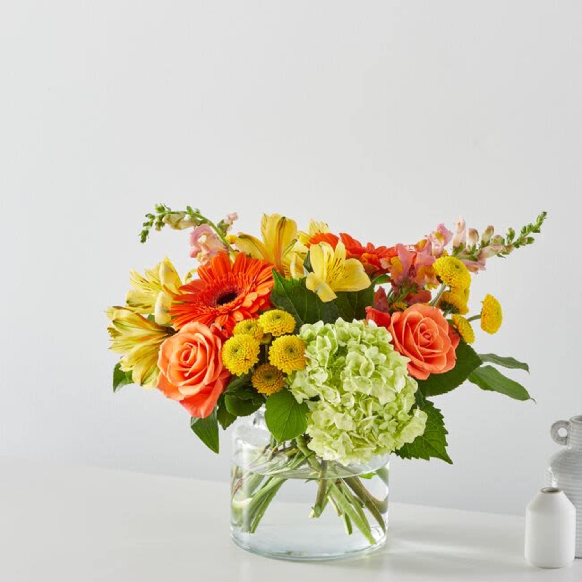 The spirit of a sunny autumn day in a beautiful bouquet. The spirit of a sunny autumn day in a beautiful bouquet.
