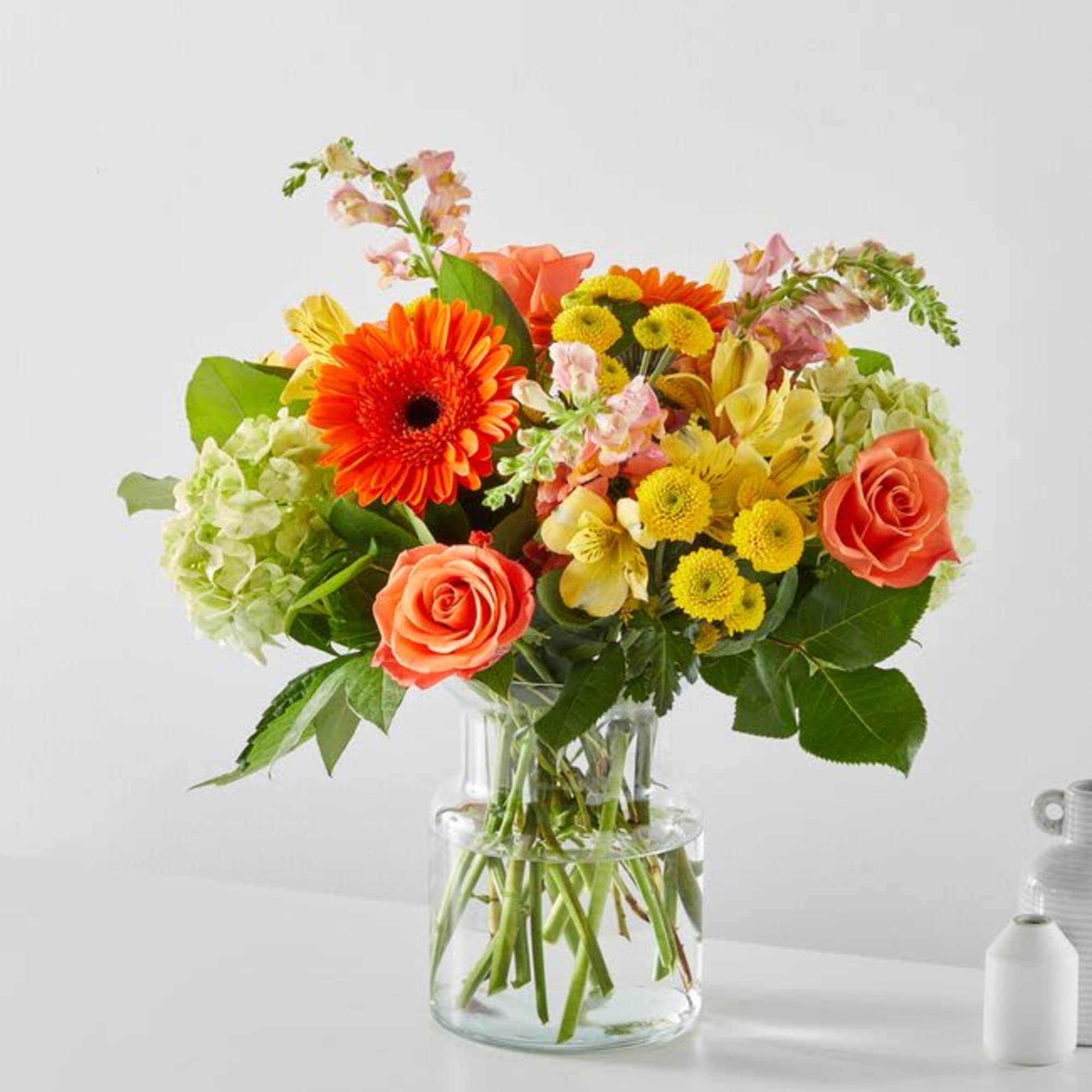 The spirit of a sunny autumn day in a beautiful bouquet. The spirit of a sunny autumn day in a beautiful bouquet.