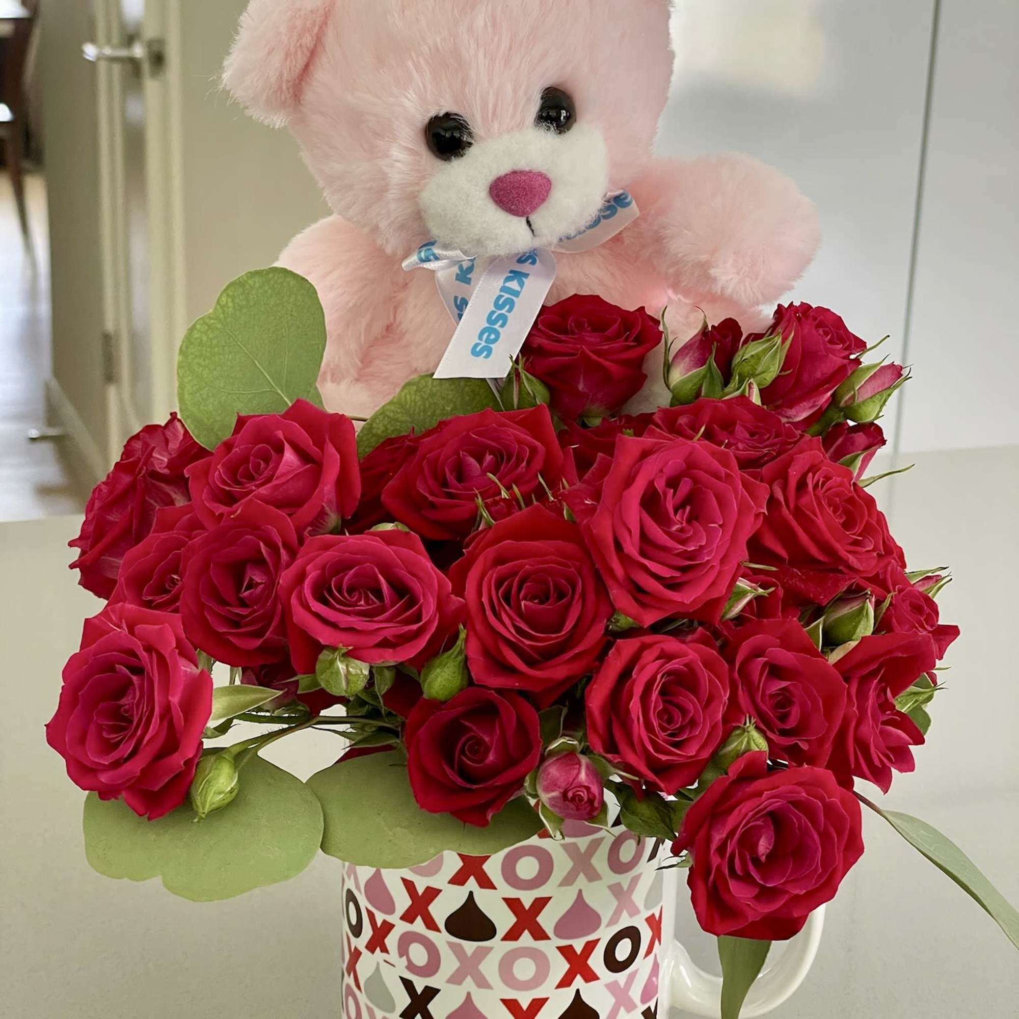 This adorable arrangement is perfect for Valentine&#039;s Day or any occasion to
