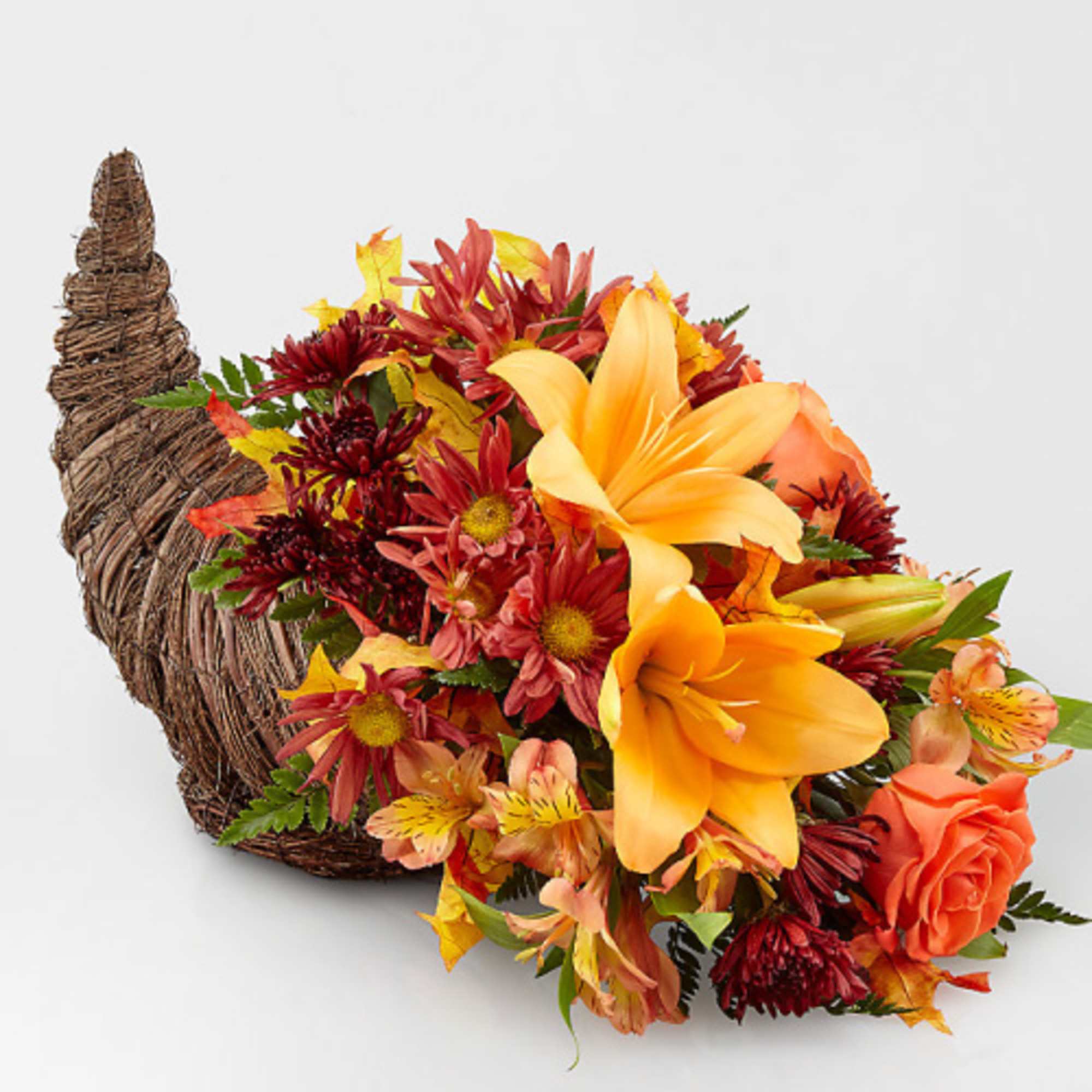 Smiles will be plentiful this season when you send our fresh cornucopia
