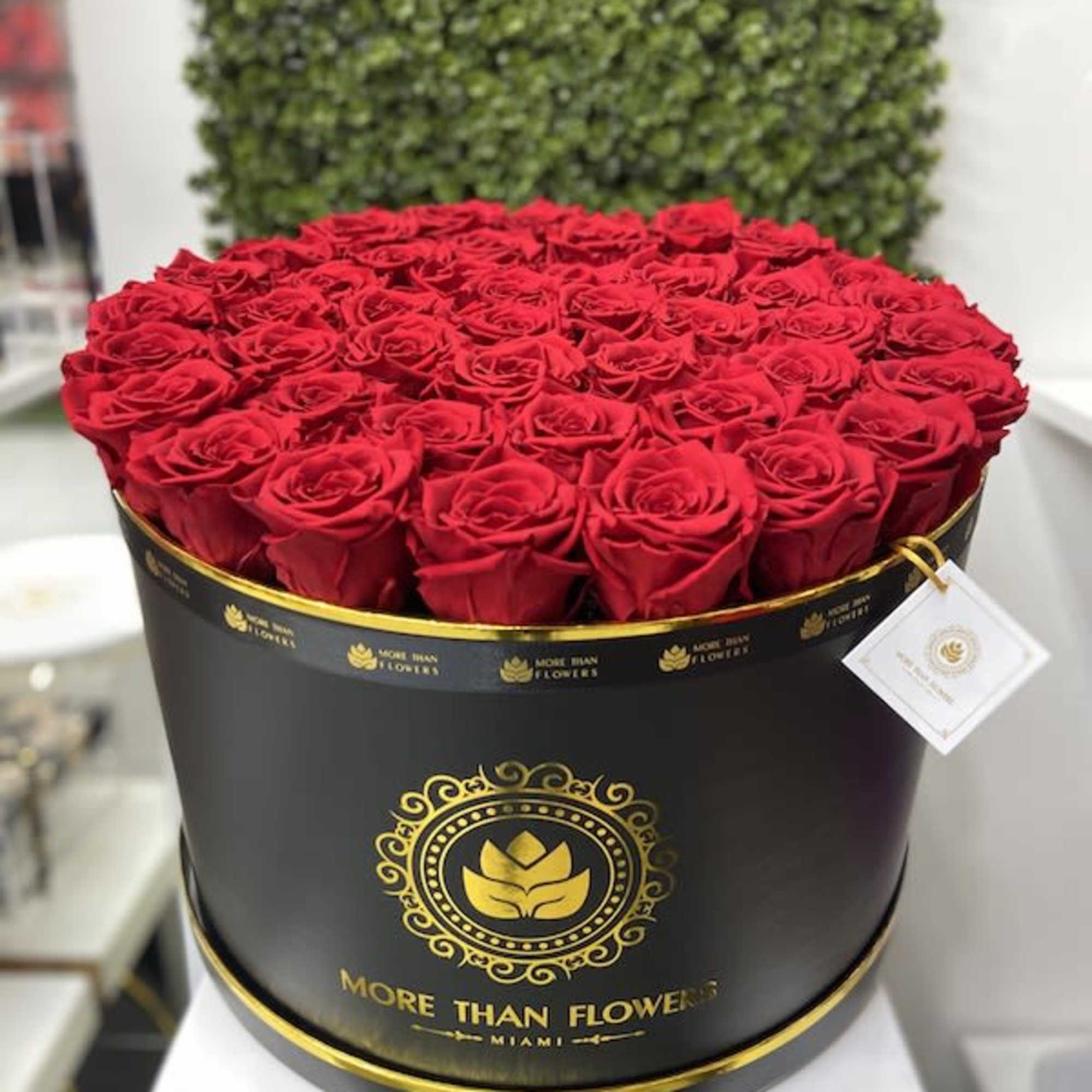 Magna Round Box Eternal Roses: We stopped the clock for our preserved