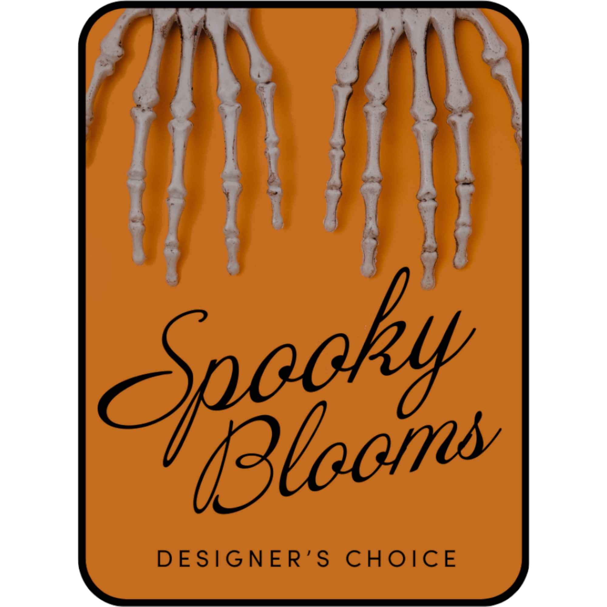 Indulge in the magic of Halloween with the Designer&#039;s Choice Halloween arrangement.