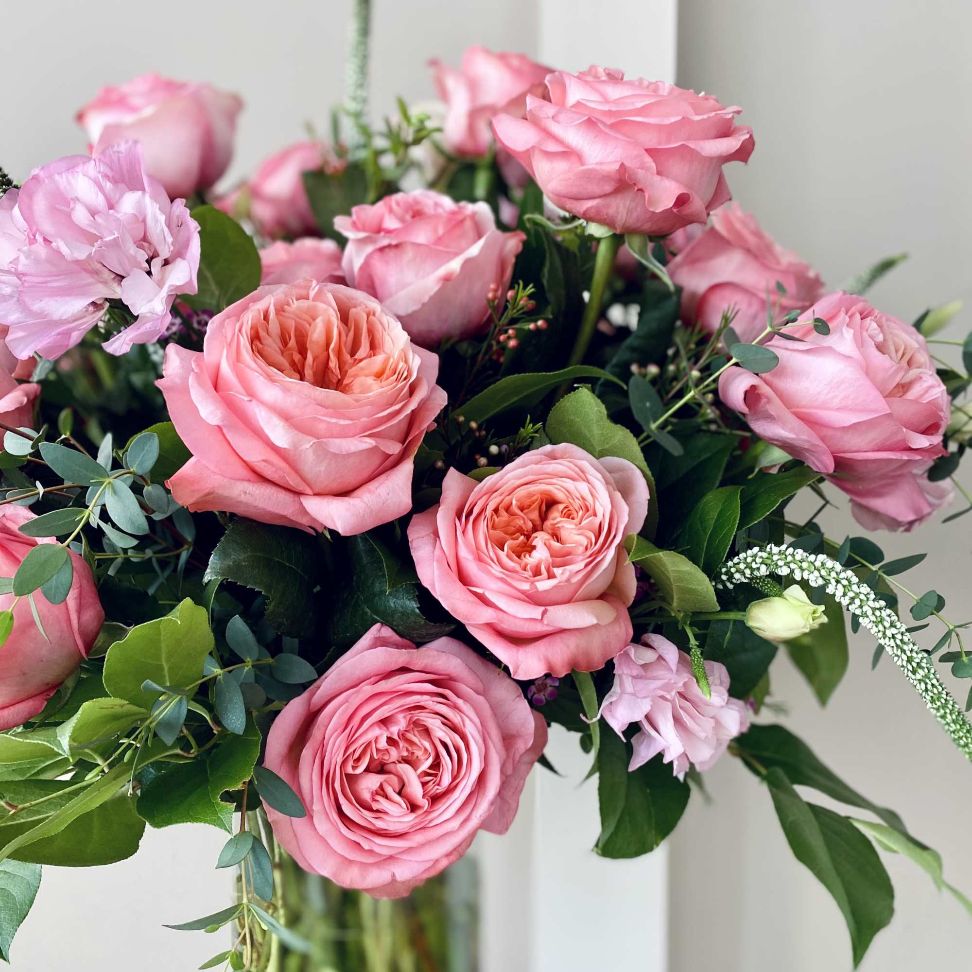 This gentle garden-style arrangement was inspired by John William Waterhouse&#039;s painting &quot;The