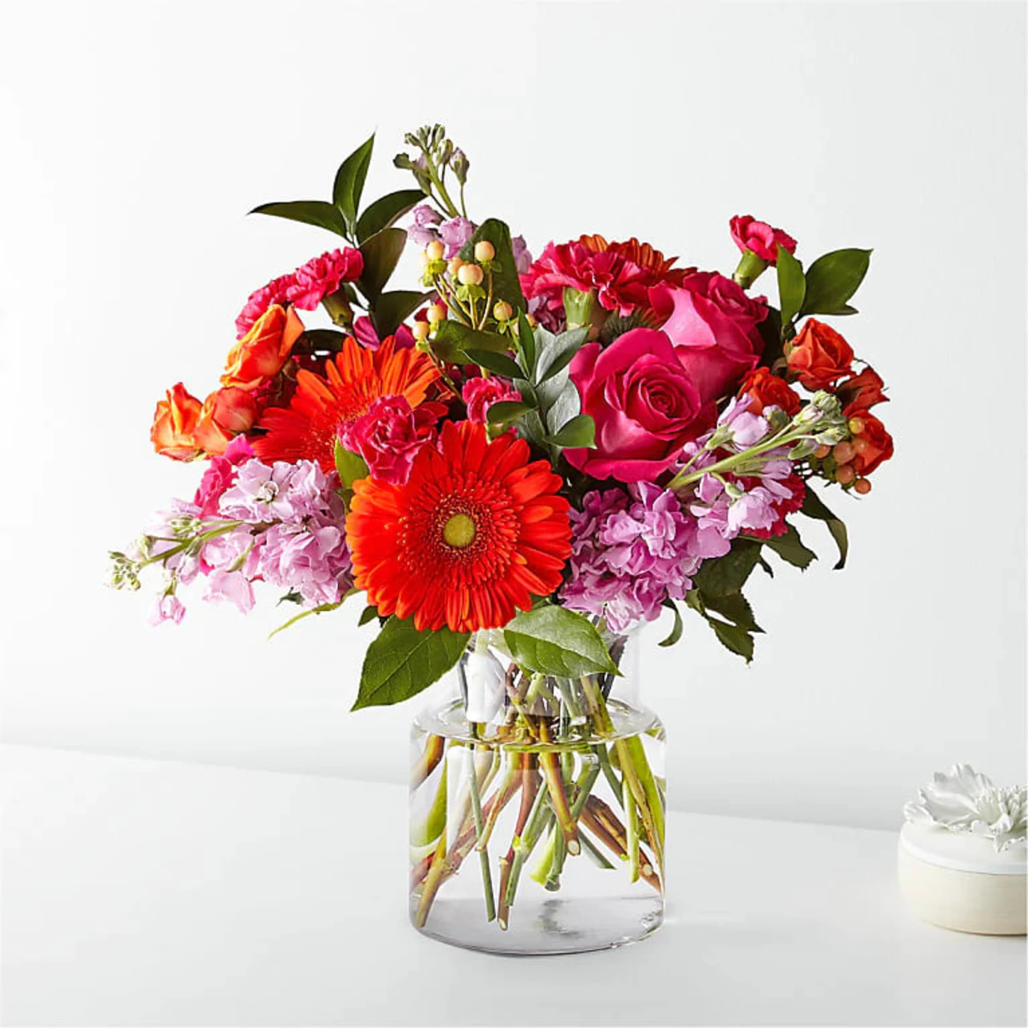 The Fiesta Bouquet is composed of a lively mix, fit to celebrate