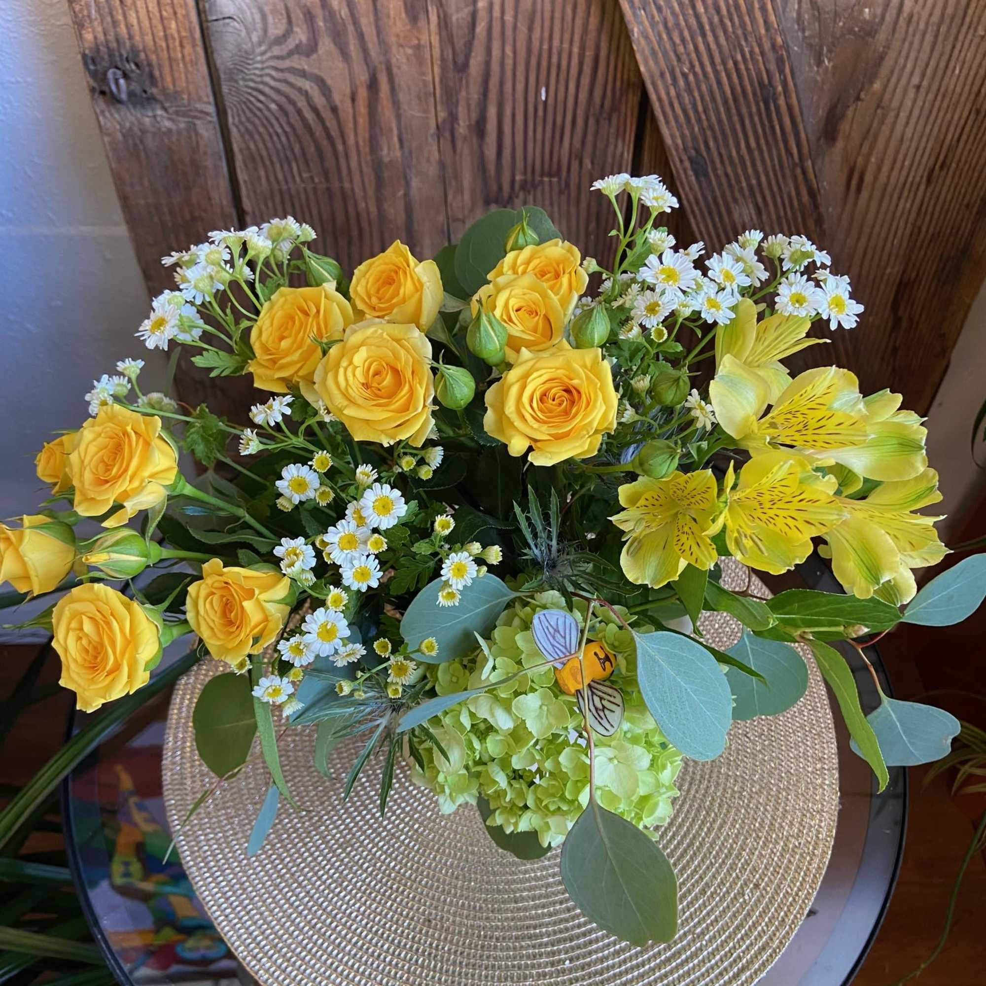 Fun Keepsake Pitcher filled with Bright and Happy Blooms! Fun Keepsake Pitcher filled with Bright and Happy Blooms!