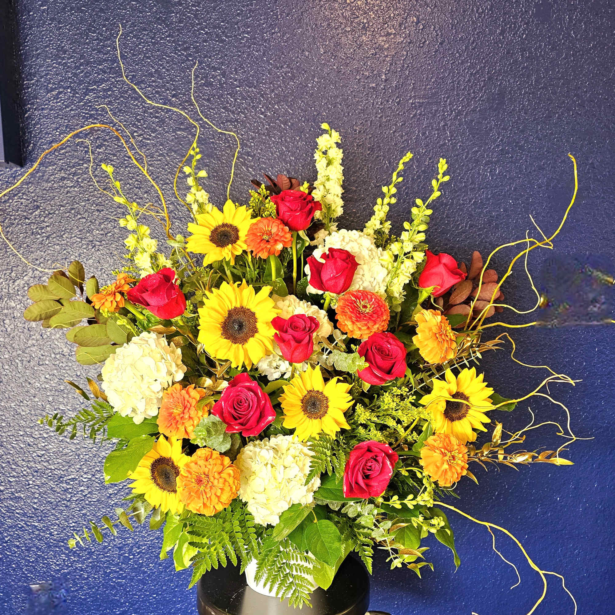 Arrangements for all occasions. These large bouquets all have a variety of