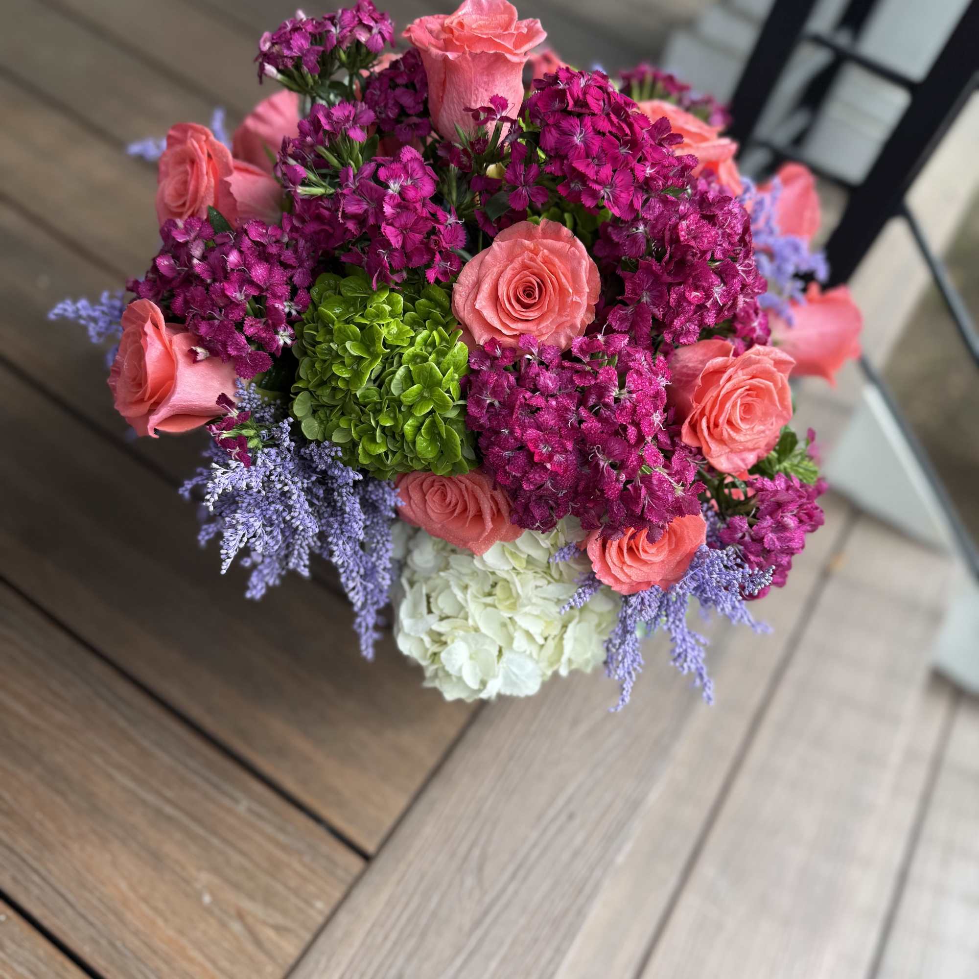 A lively and eye-catching arrangement designed to bring joy and energy to