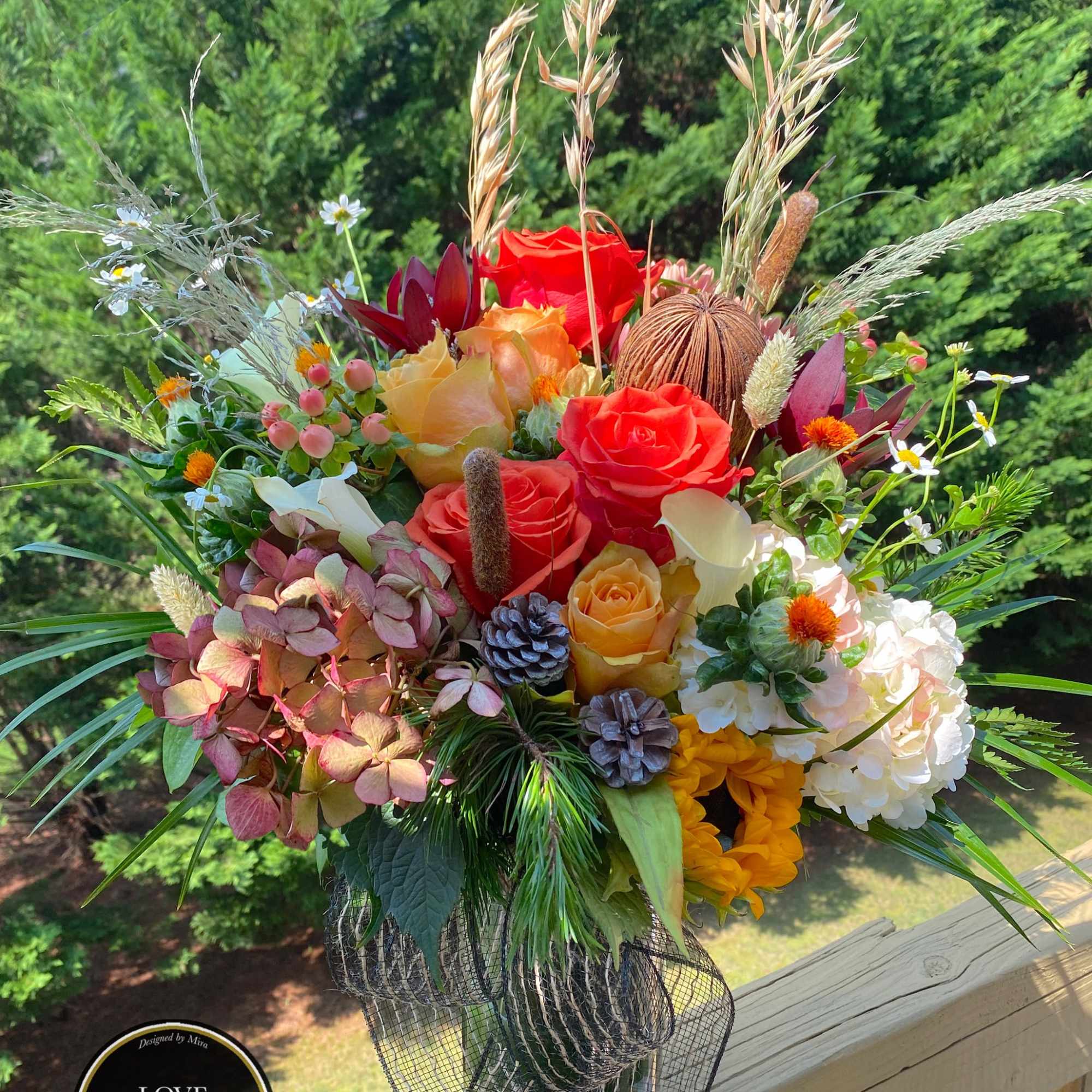 Lush and beautiful, this arrangement is quite special and promised to make Lush and beautiful, this arrangement is quite special and promised to make