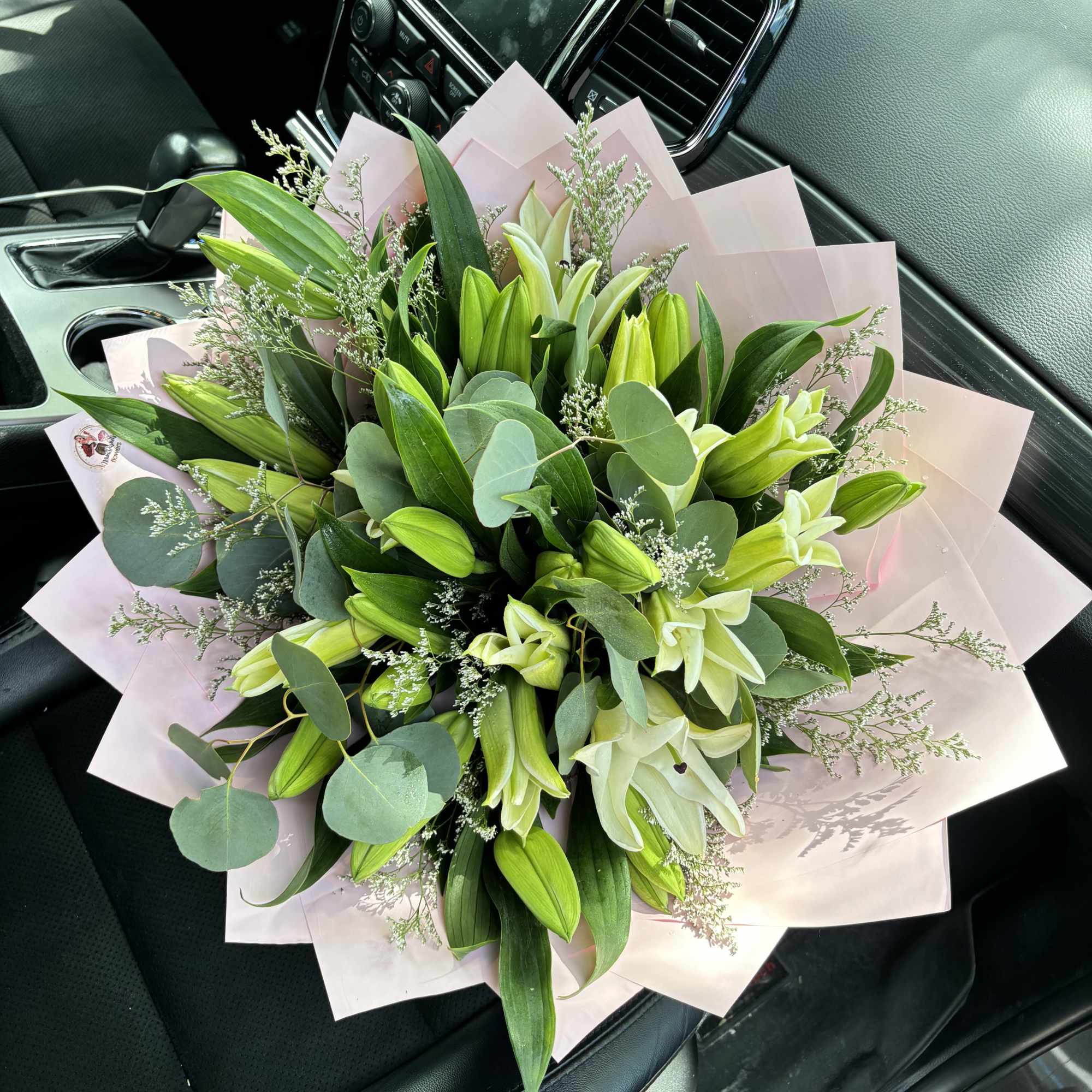A timeless expression of grace and sophistication, our White Lily Bouquet is