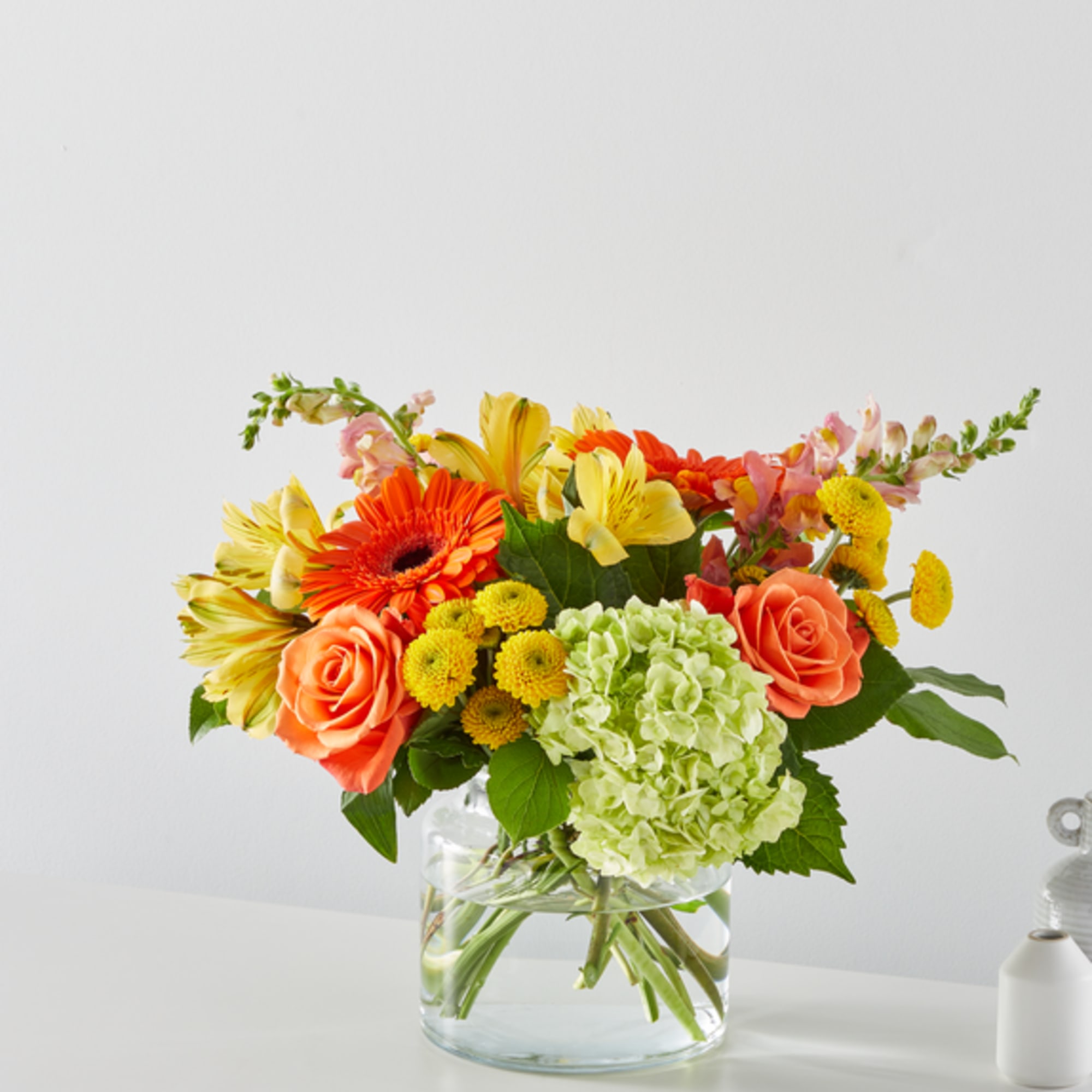 The spirit of a sunny autumn day in a beautiful bouquet. 