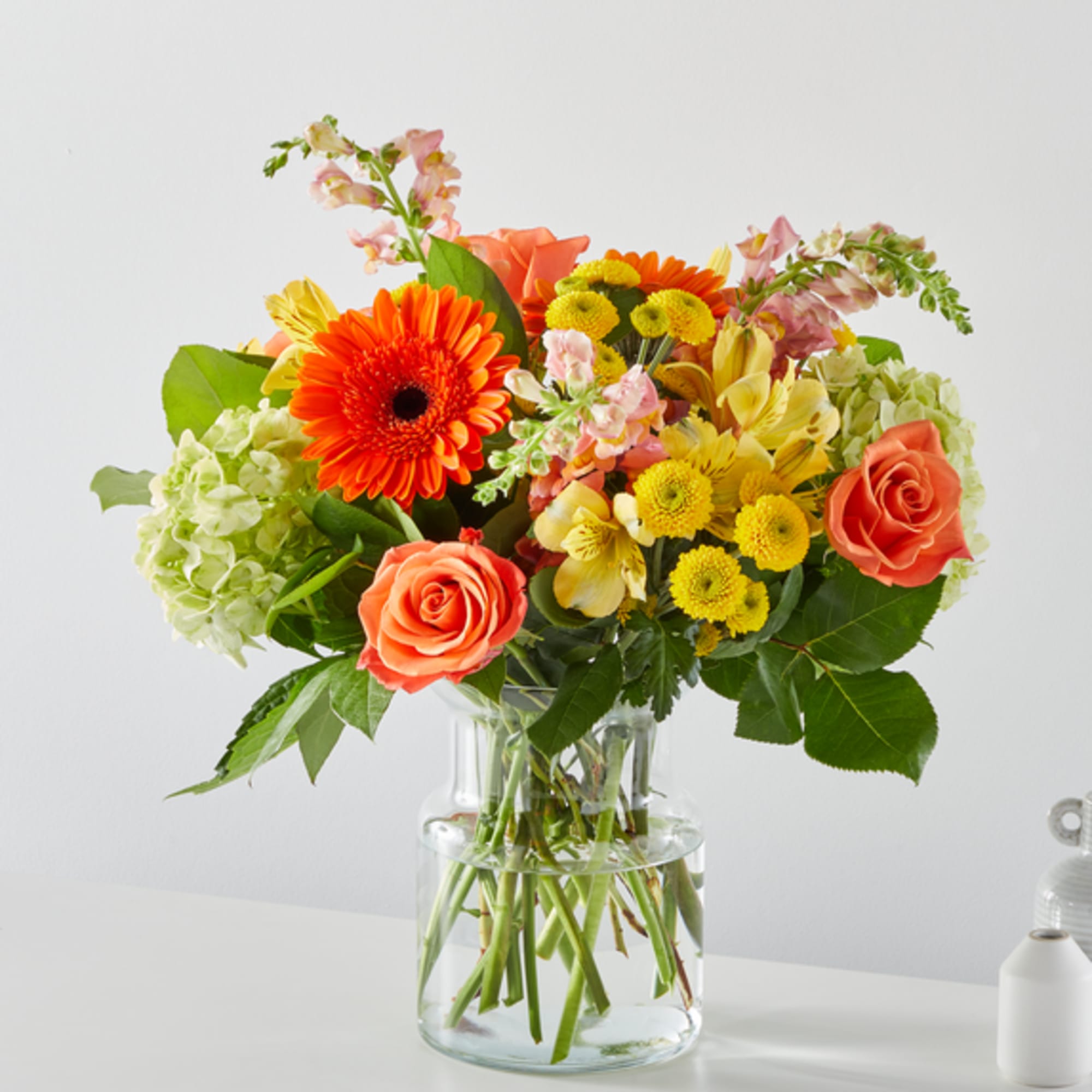 The spirit of a sunny autumn day in a beautiful bouquet. 