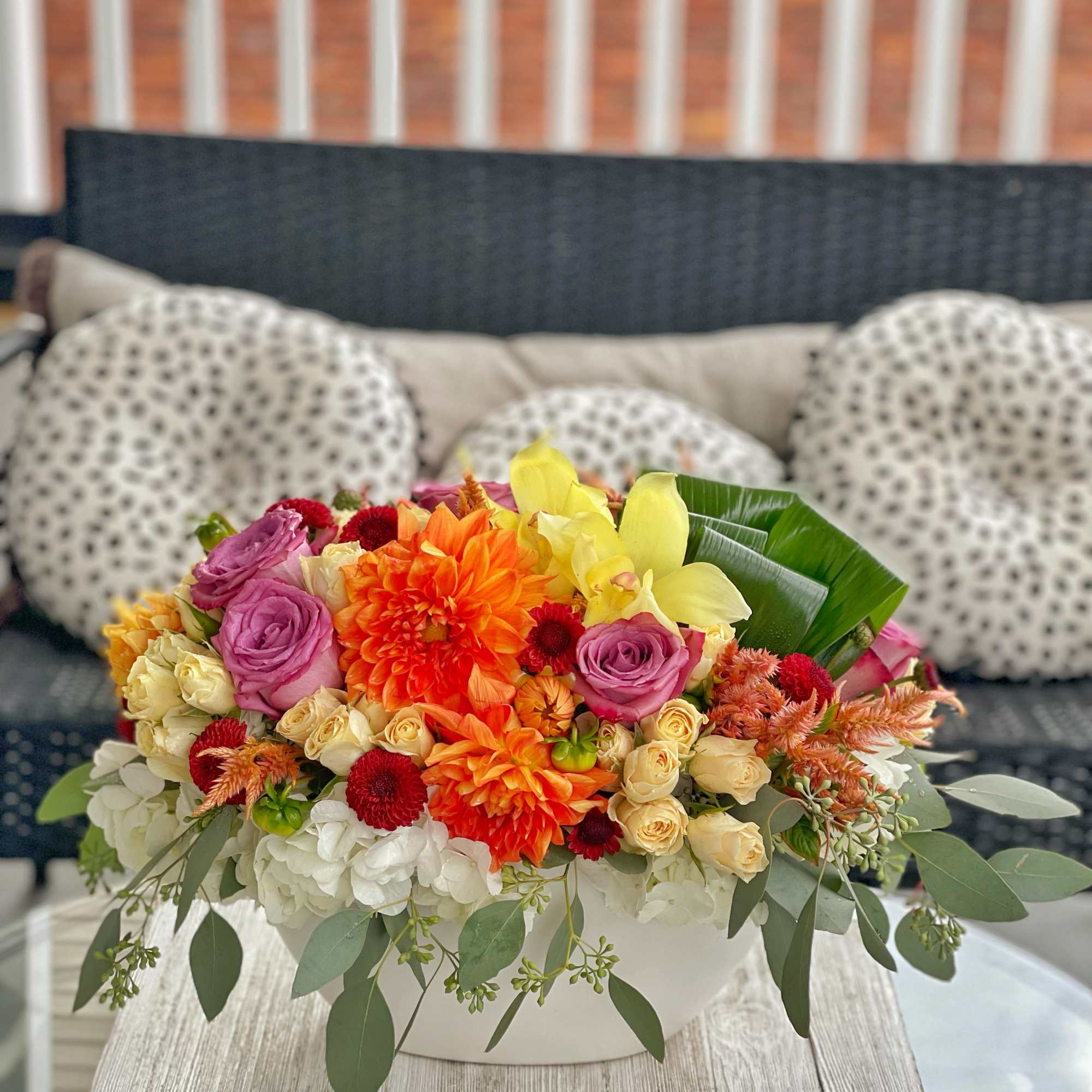 Introducing our exquisite &quot;Harmony in Bloom&quot; Floral Arrangement &ndash; a captivating ensemble