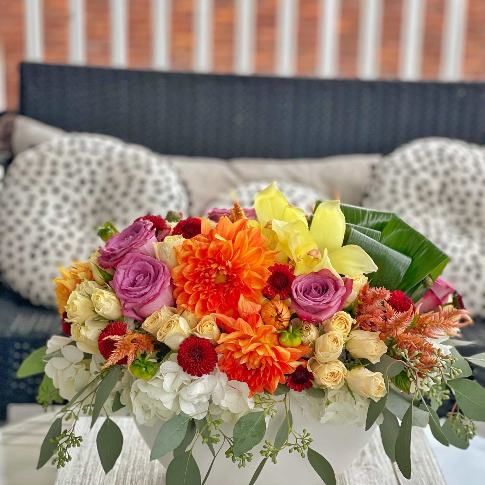 Introducing our exquisite &quot;Harmony in Bloom&quot; Floral Arrangement &ndash; a captivating ensemble