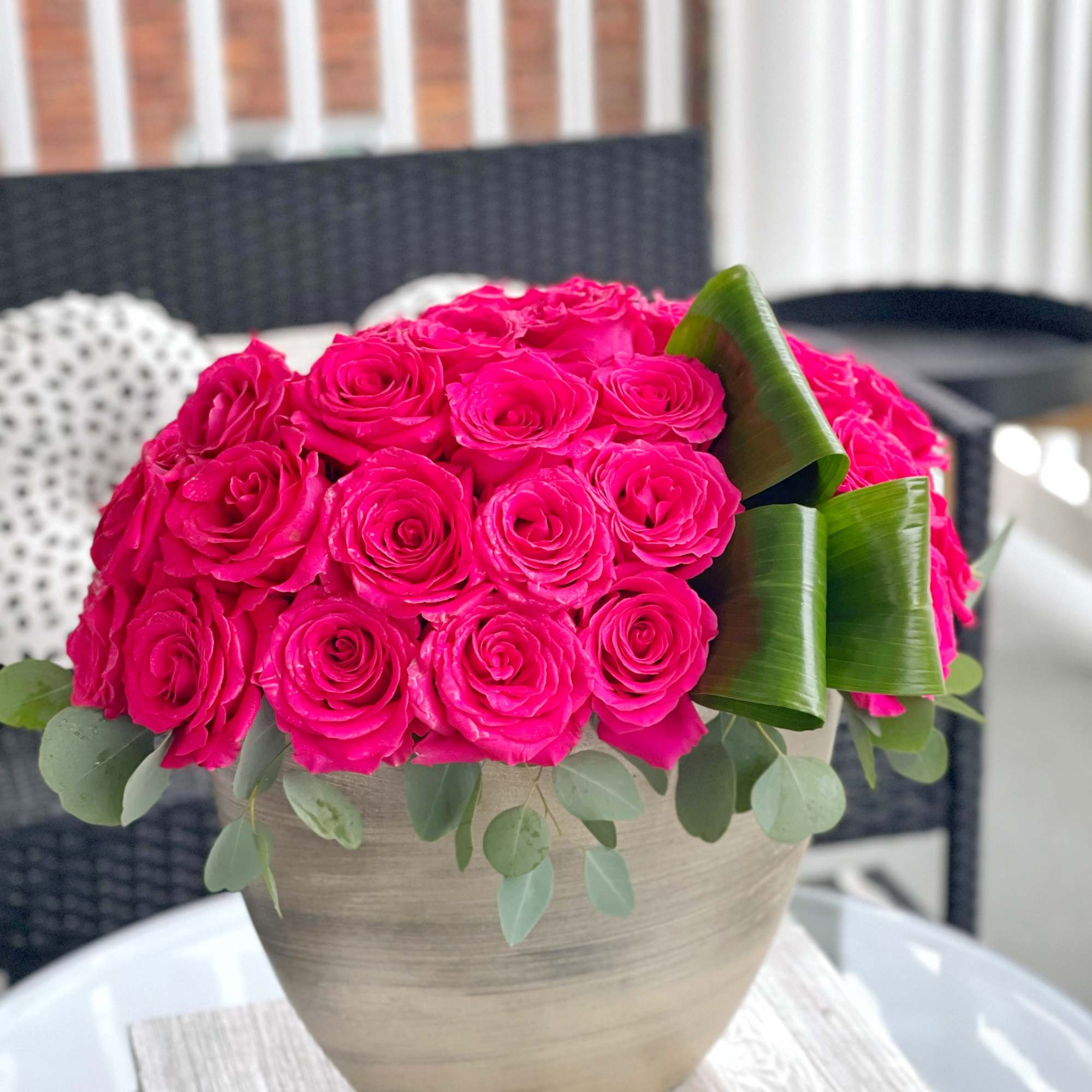 Indulge in the ultimate luxury with our newest modern floral arrangement, featuring