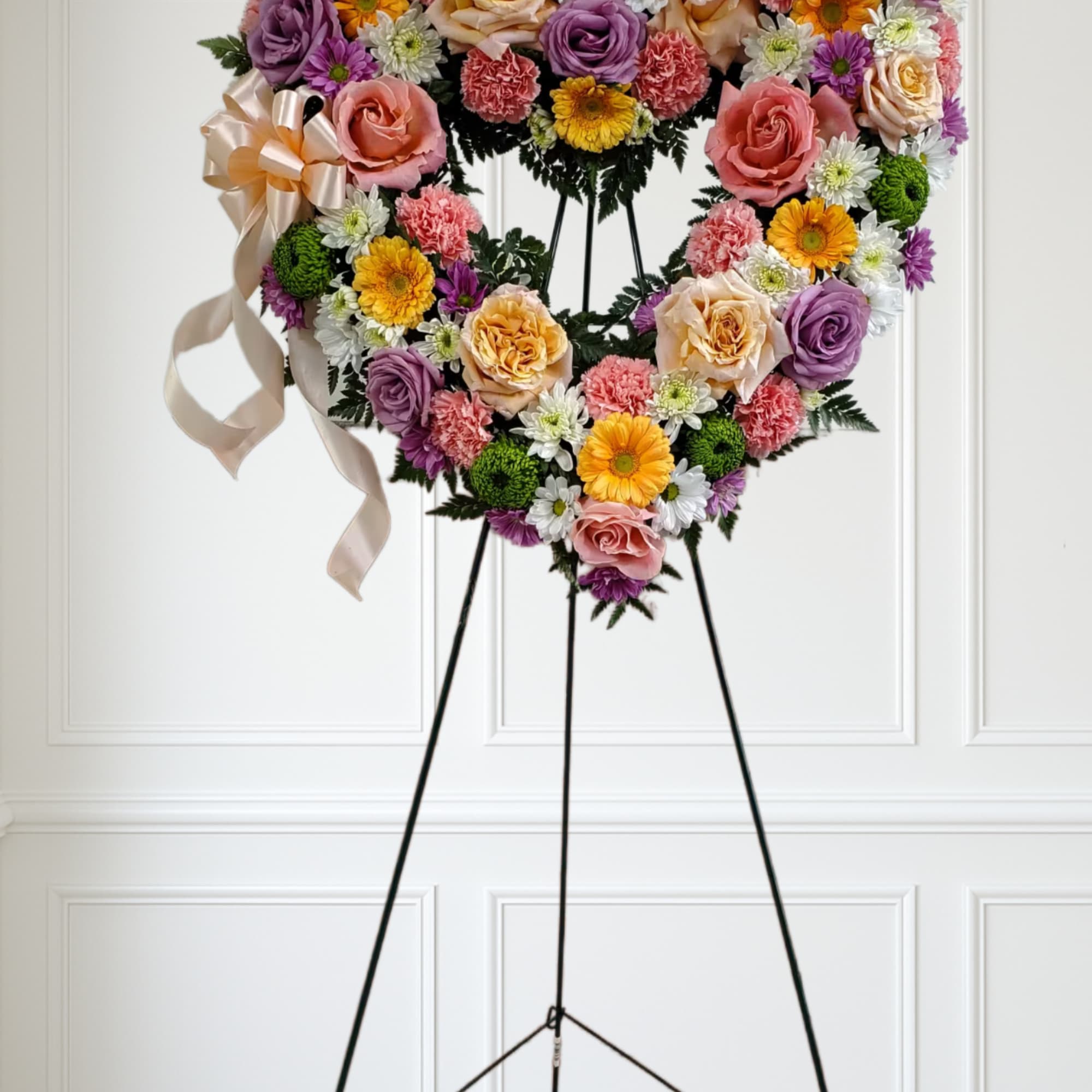 Very soft and calm colors. Some flowers may vary.