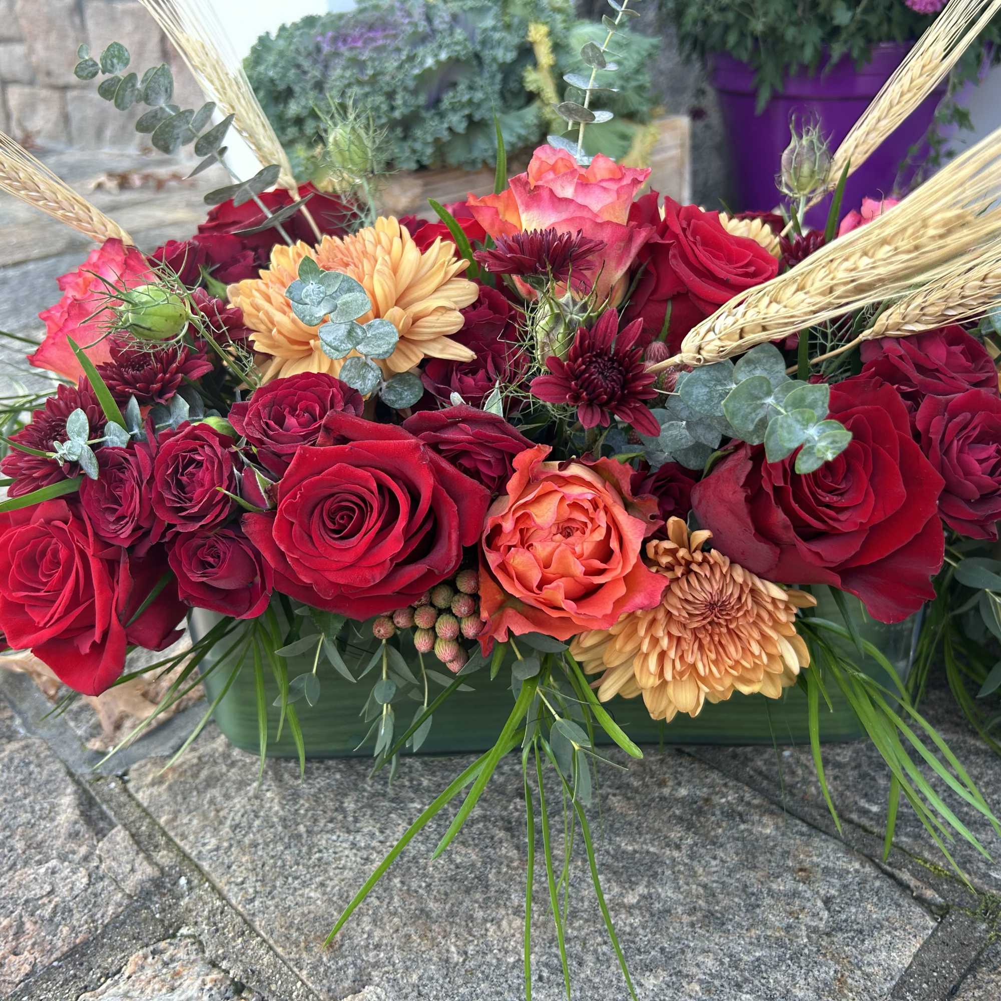 We love the fall season and with that comes beautiful blooms in