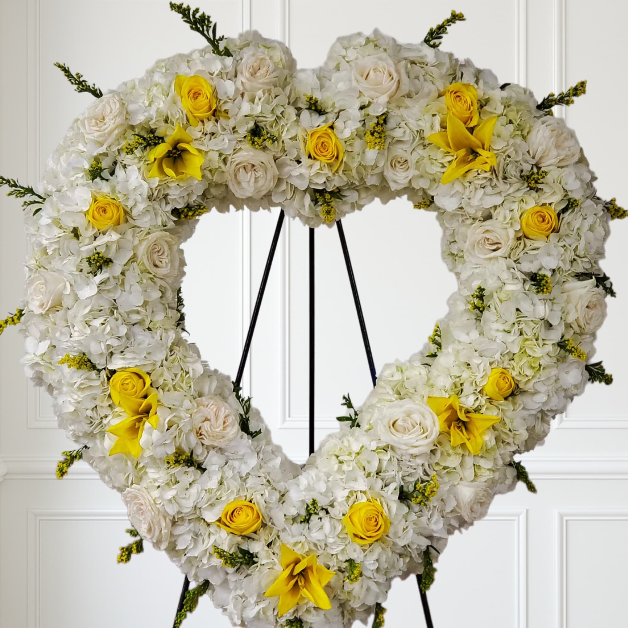 Yellow and white flowers