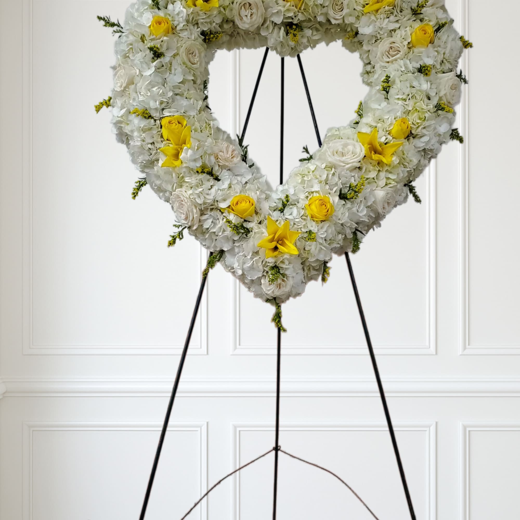 Yellow and white flowers