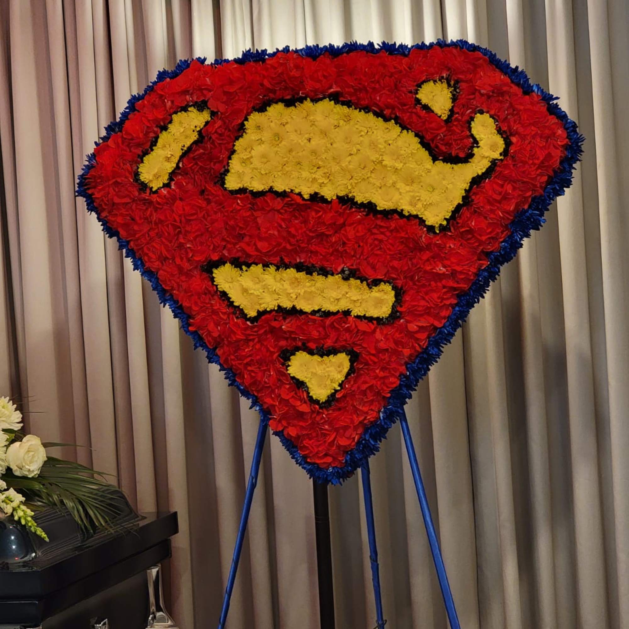 Super man easel it can be use for a super Dad, for