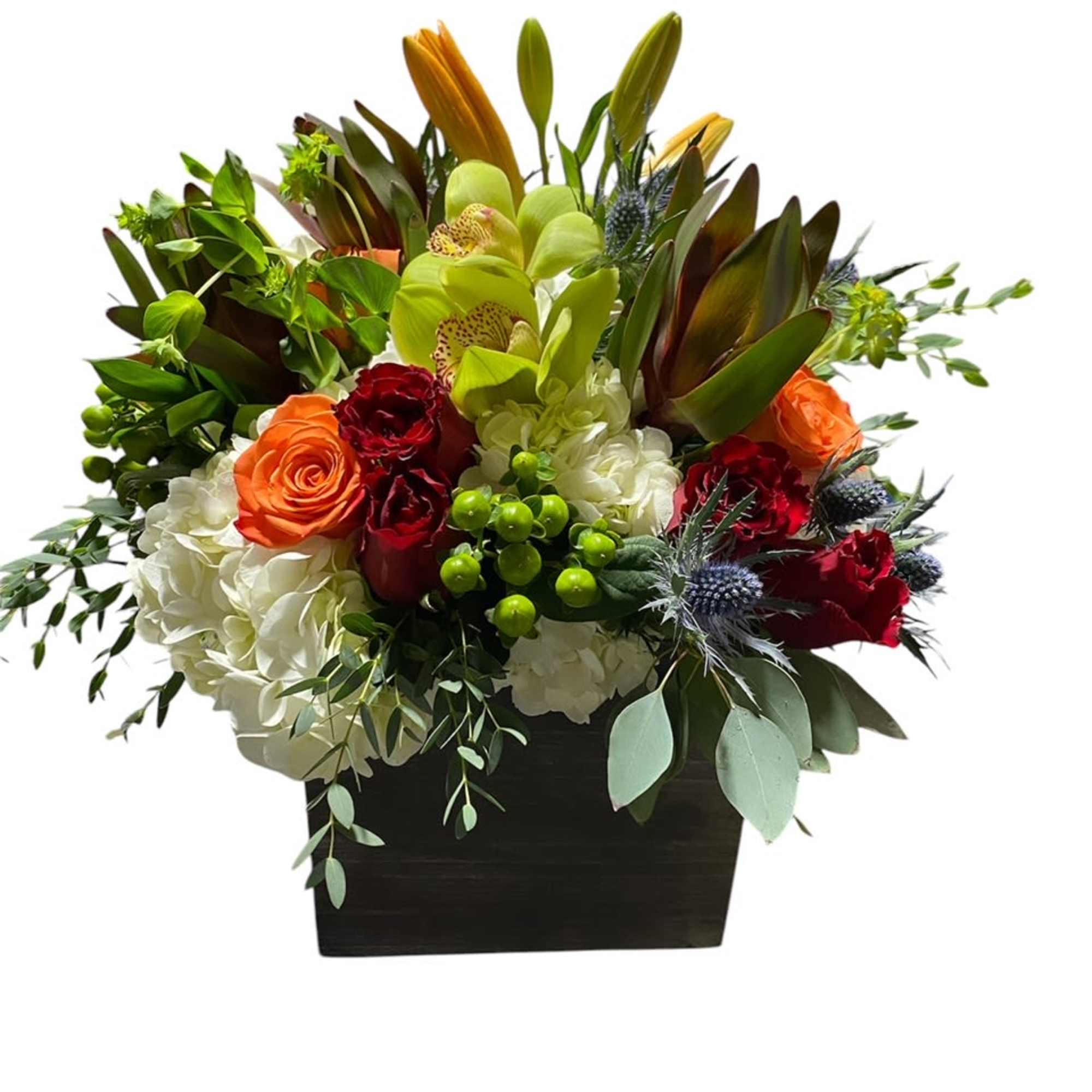 This arrangement likes two things: being inside of a box and delivering