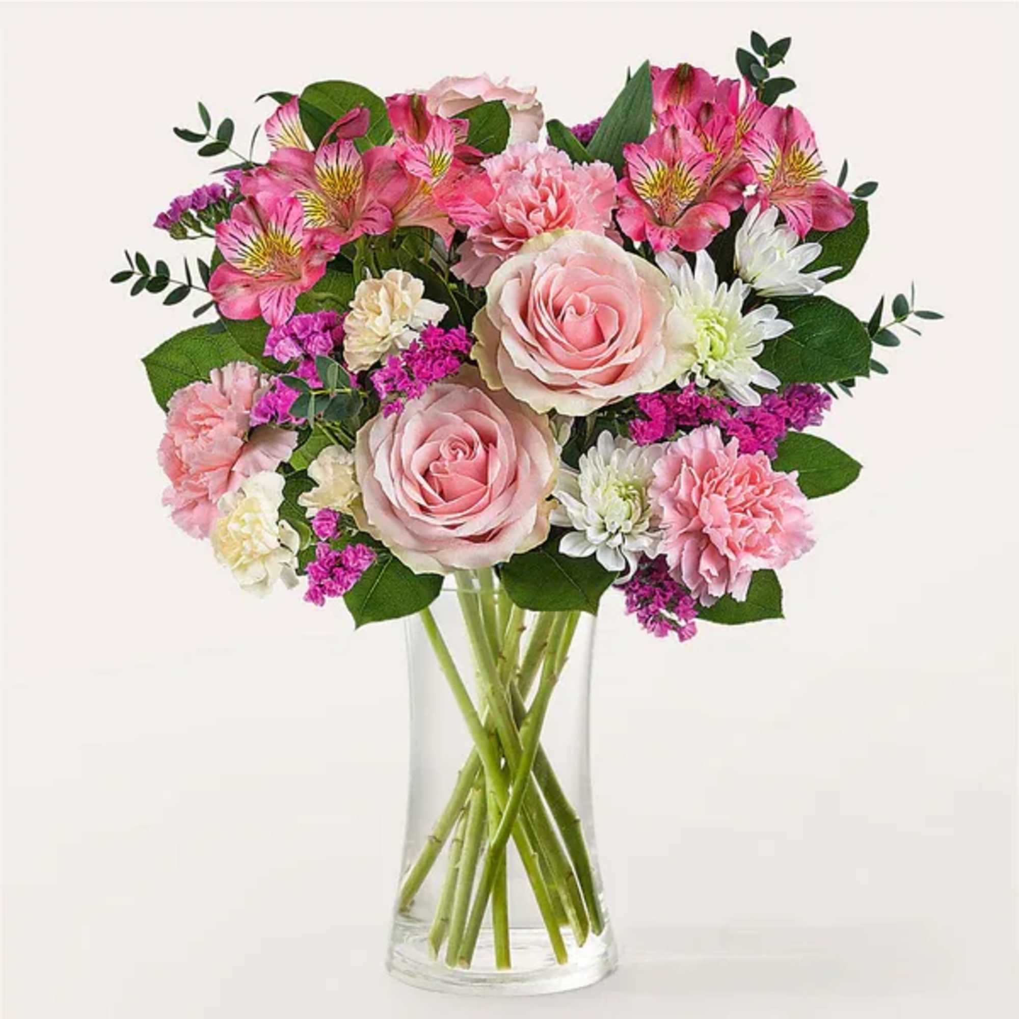 Whether you are celebrating or simply lifting spirits, the playful pink florals
