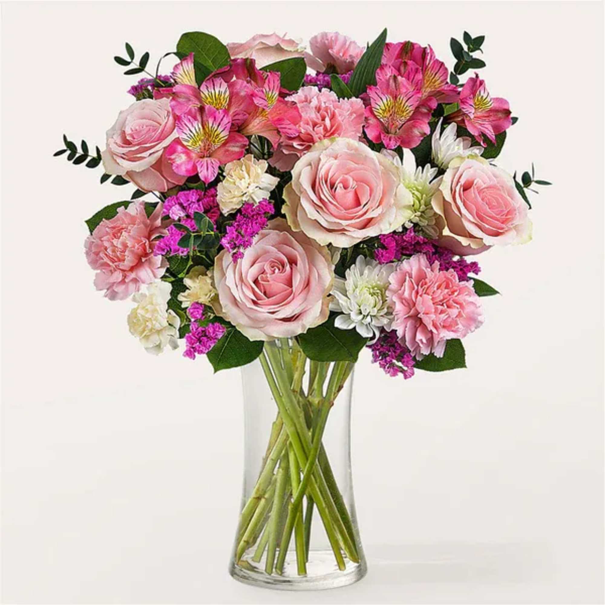 Whether you are celebrating or simply lifting spirits, the playful pink florals