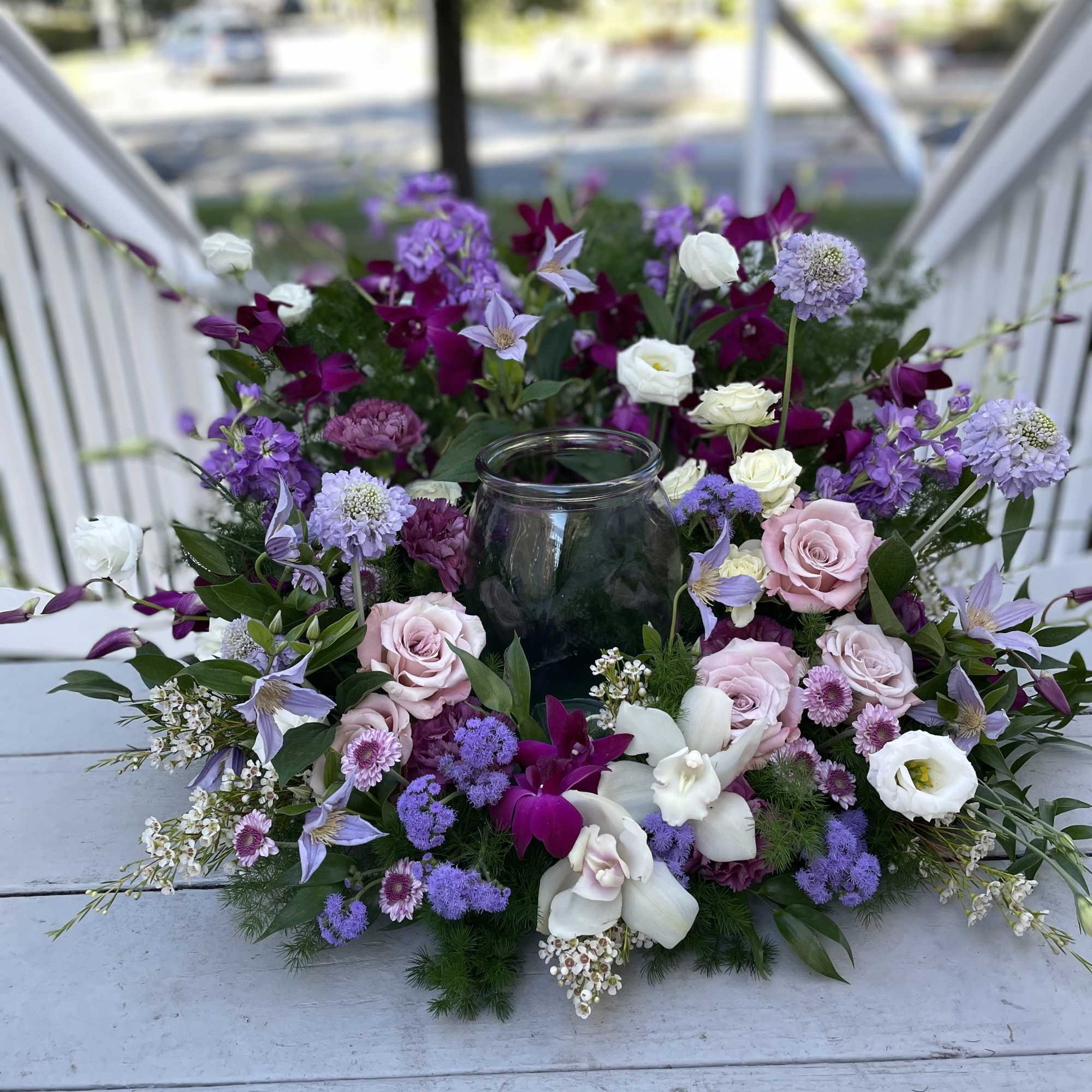 Honor a beautiful life with our Eternal Bloom Urn Surround, a gracefully Honor a beautiful life with our Eternal Bloom Urn Surround, a gracefully