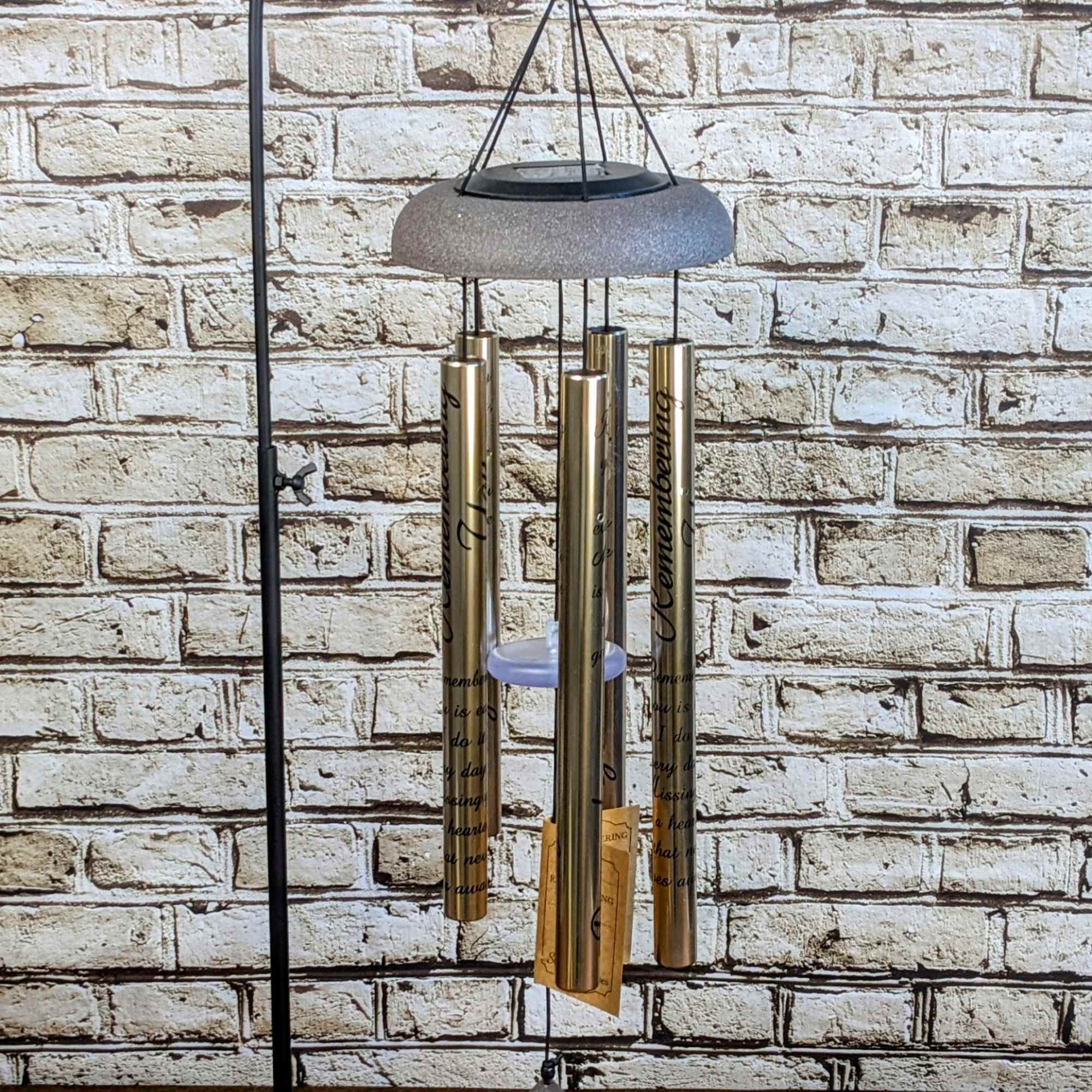Wind Chimes make a wonderful gift for any occasion. Tested to withstand Wind Chimes make a wonderful gift for any occasion. Tested to withstand