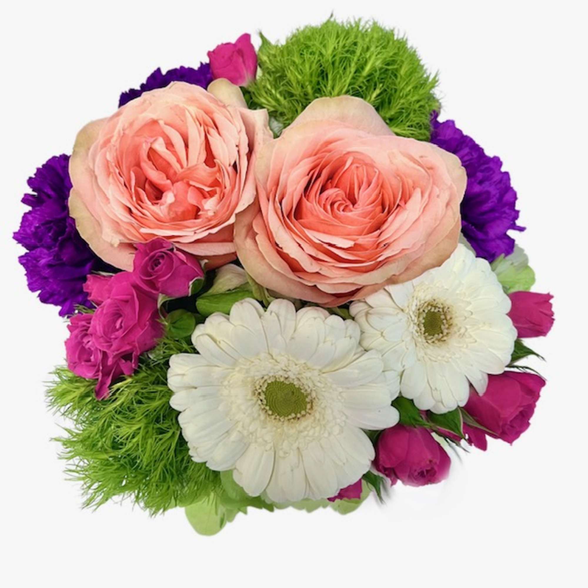 Meet 'Pretty in Pink' – a delightful, modern floral design in a Meet 'Pretty in Pink' – a delightful, modern floral design in a