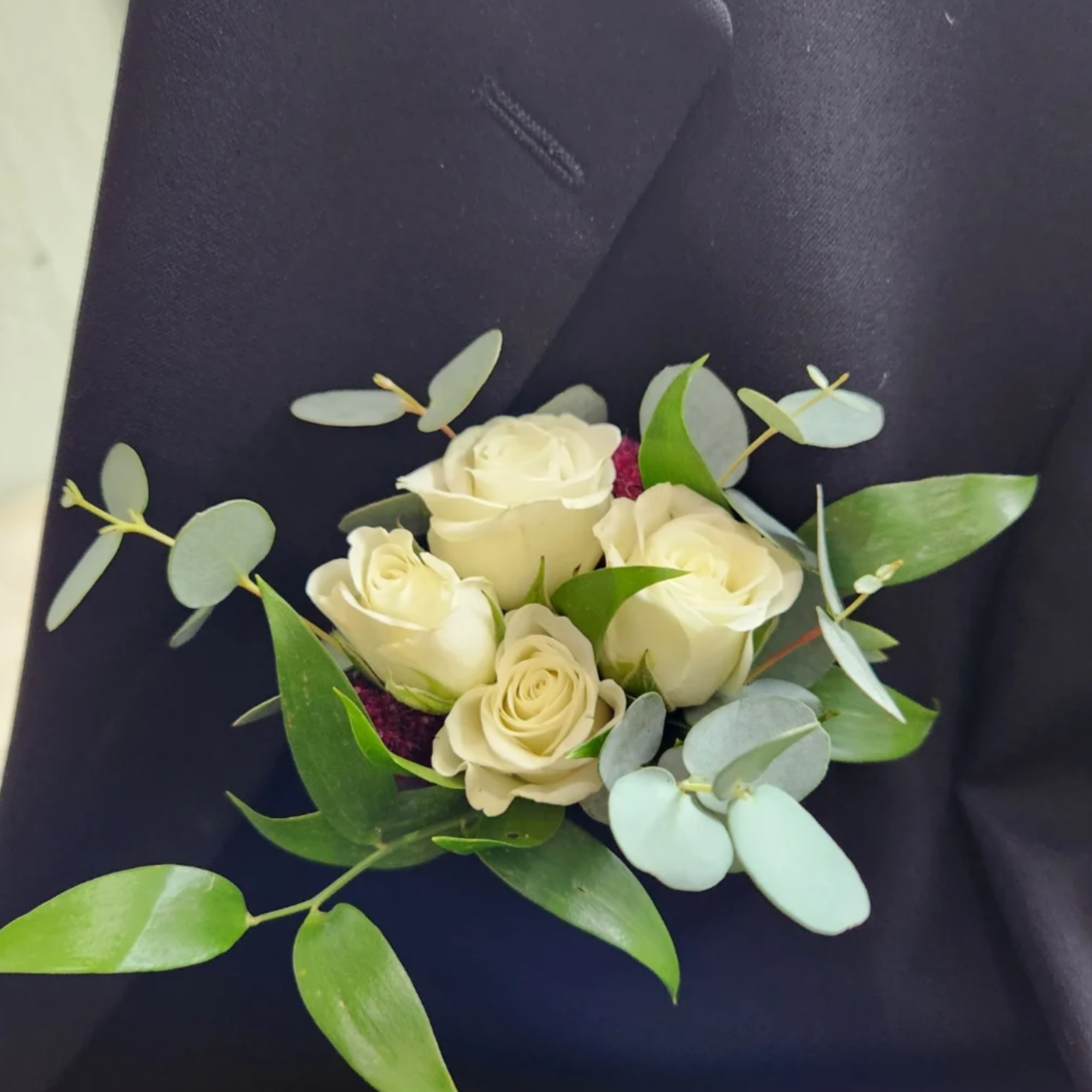 Pocket Bout &amp; Corsage set  can be made in any color