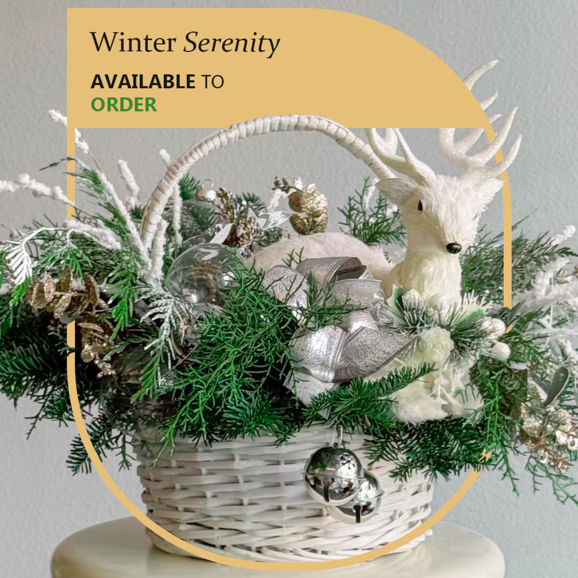 This Christmas bouquet feels like a magical forest captured in winter’s quiet This Christmas bouquet feels like a magical forest captured in winter’s quiet