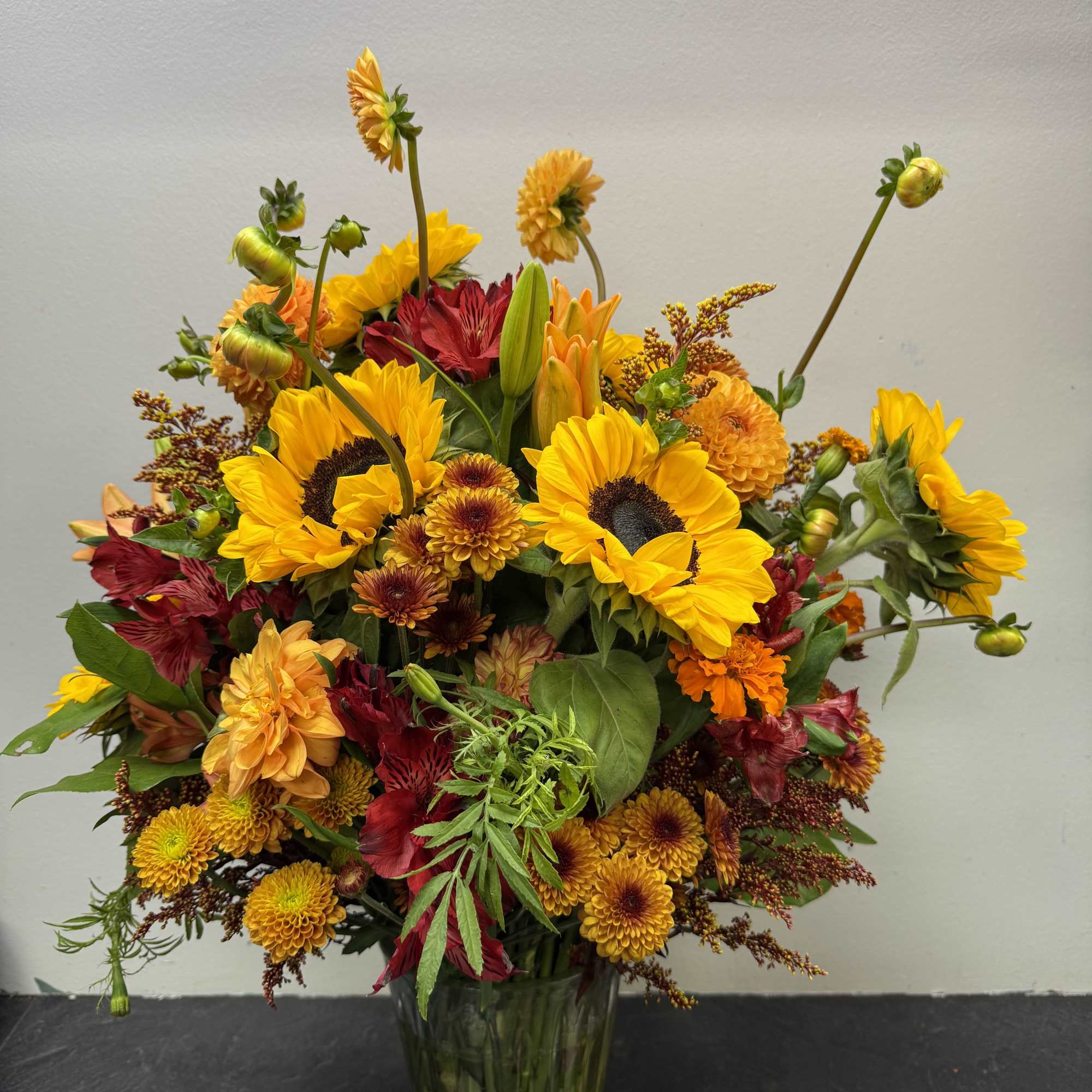 Radiating the warmth and richness of fall, our Autumn Glow Bouquet captures