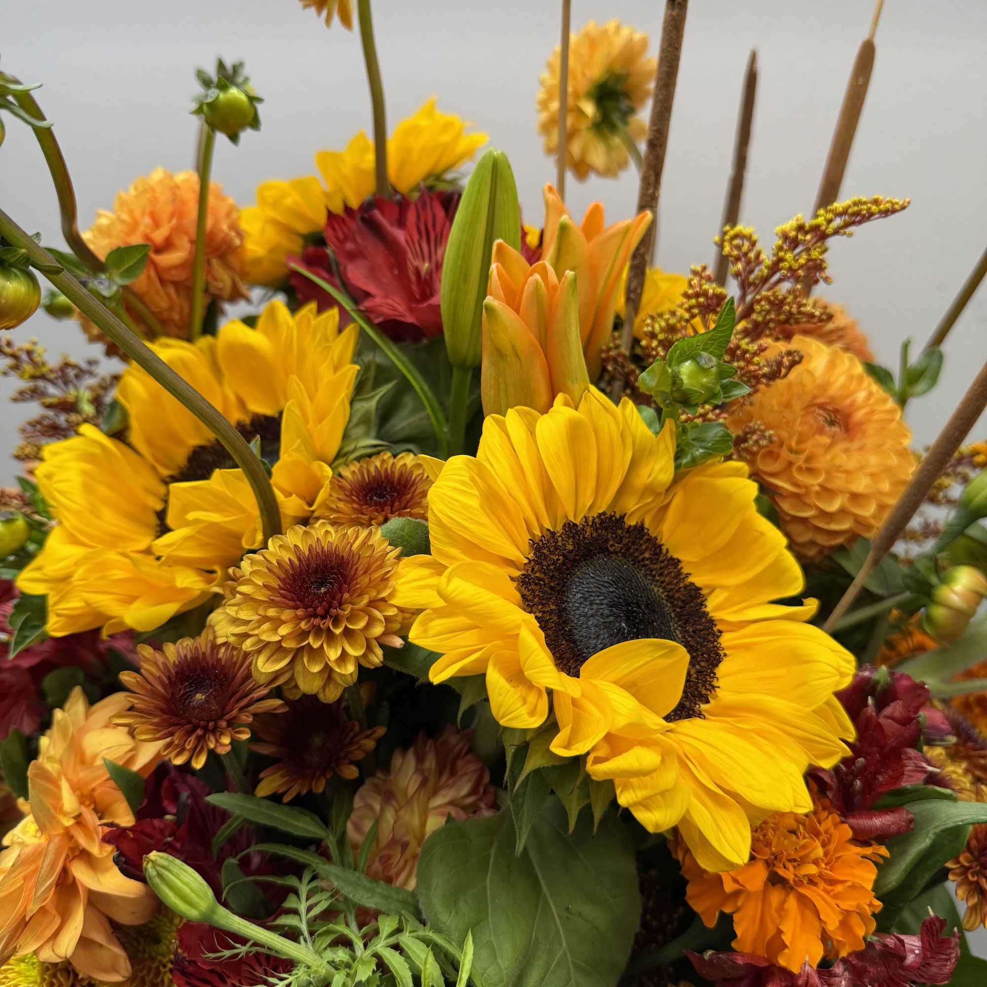 Radiating the warmth and richness of fall, our Autumn Glow Bouquet captures