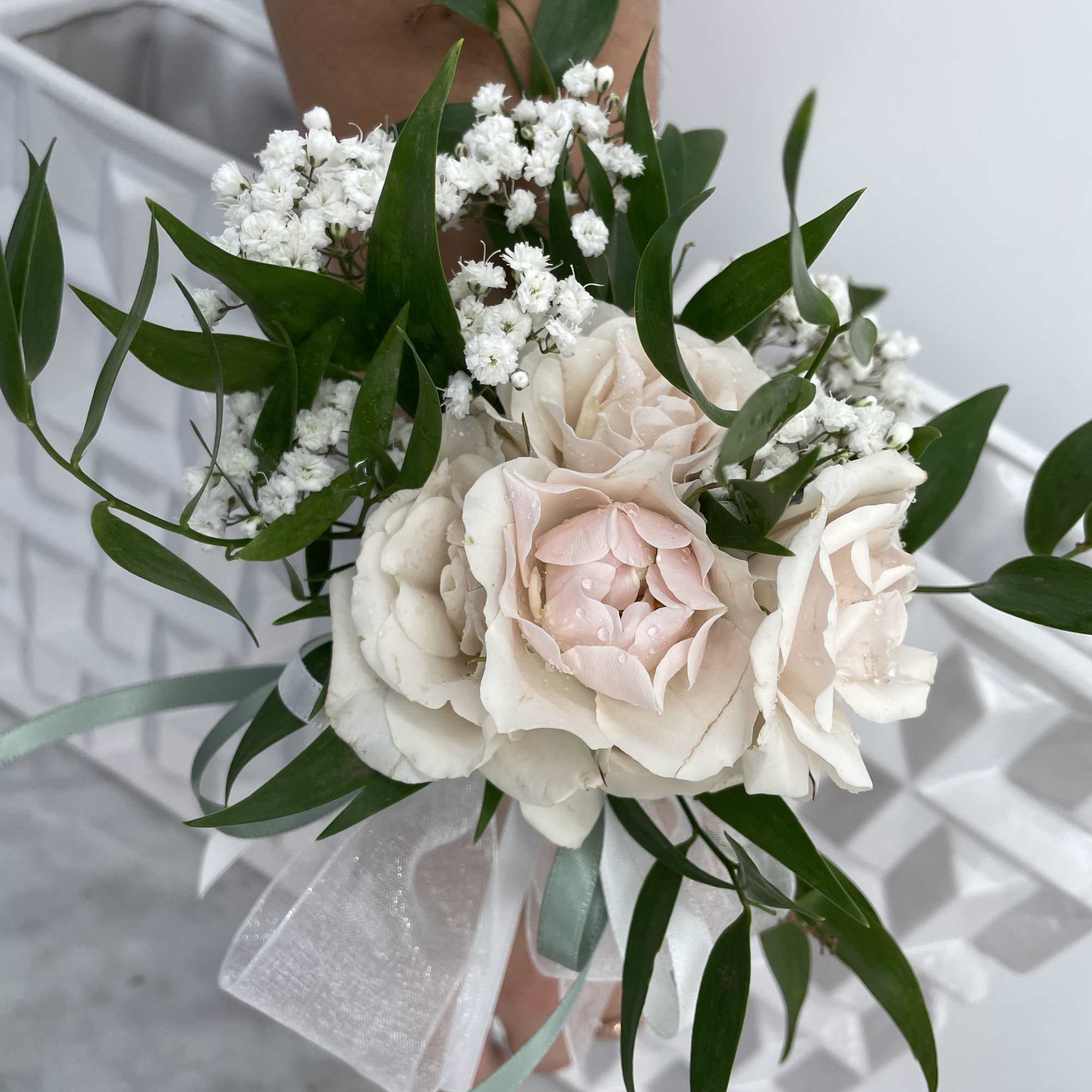A beautiful corsage is a thoughtful way to honor someone at a