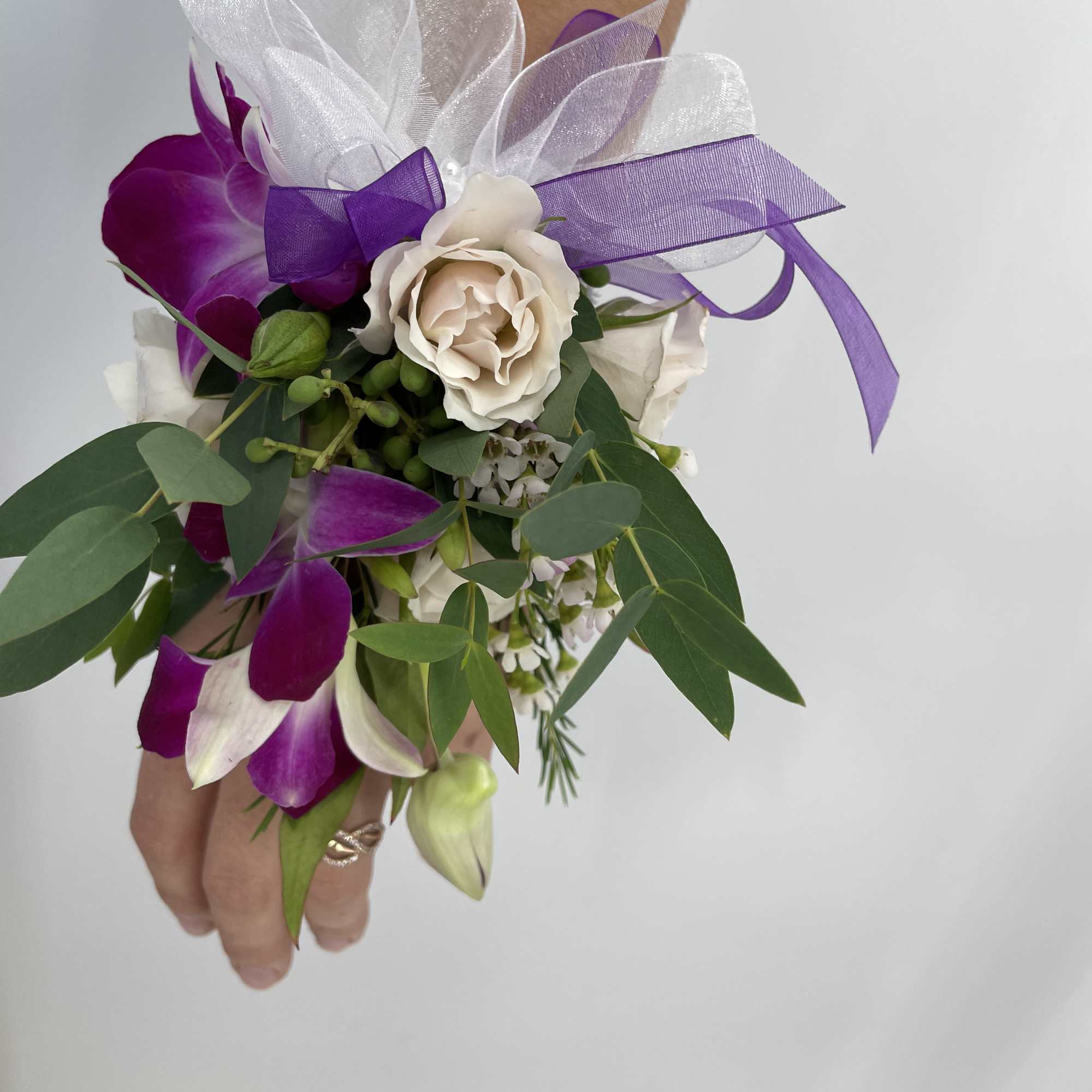 A beautiful corsage is a thoughtful way to honor someone at a