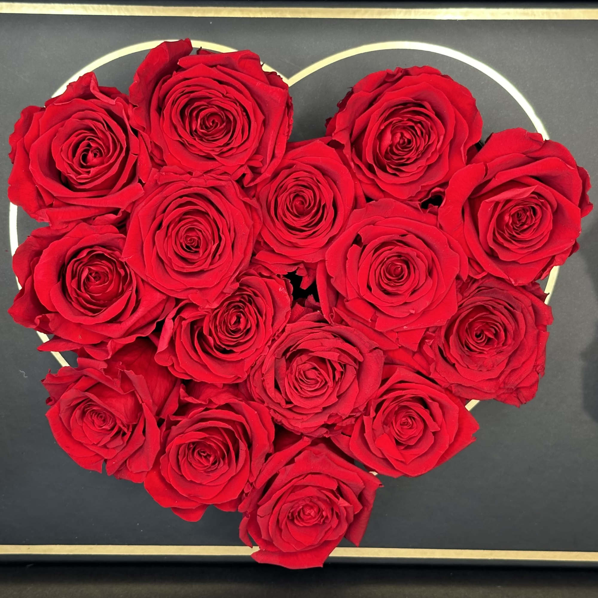 The &quot;I Love U Preserved Roses Box&quot; is a timeless declaration of