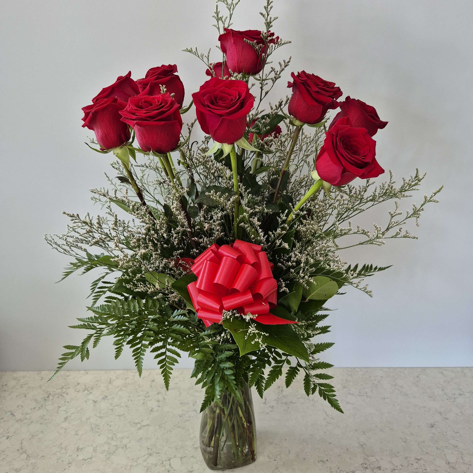 Dozen Long Stems of Red Rose