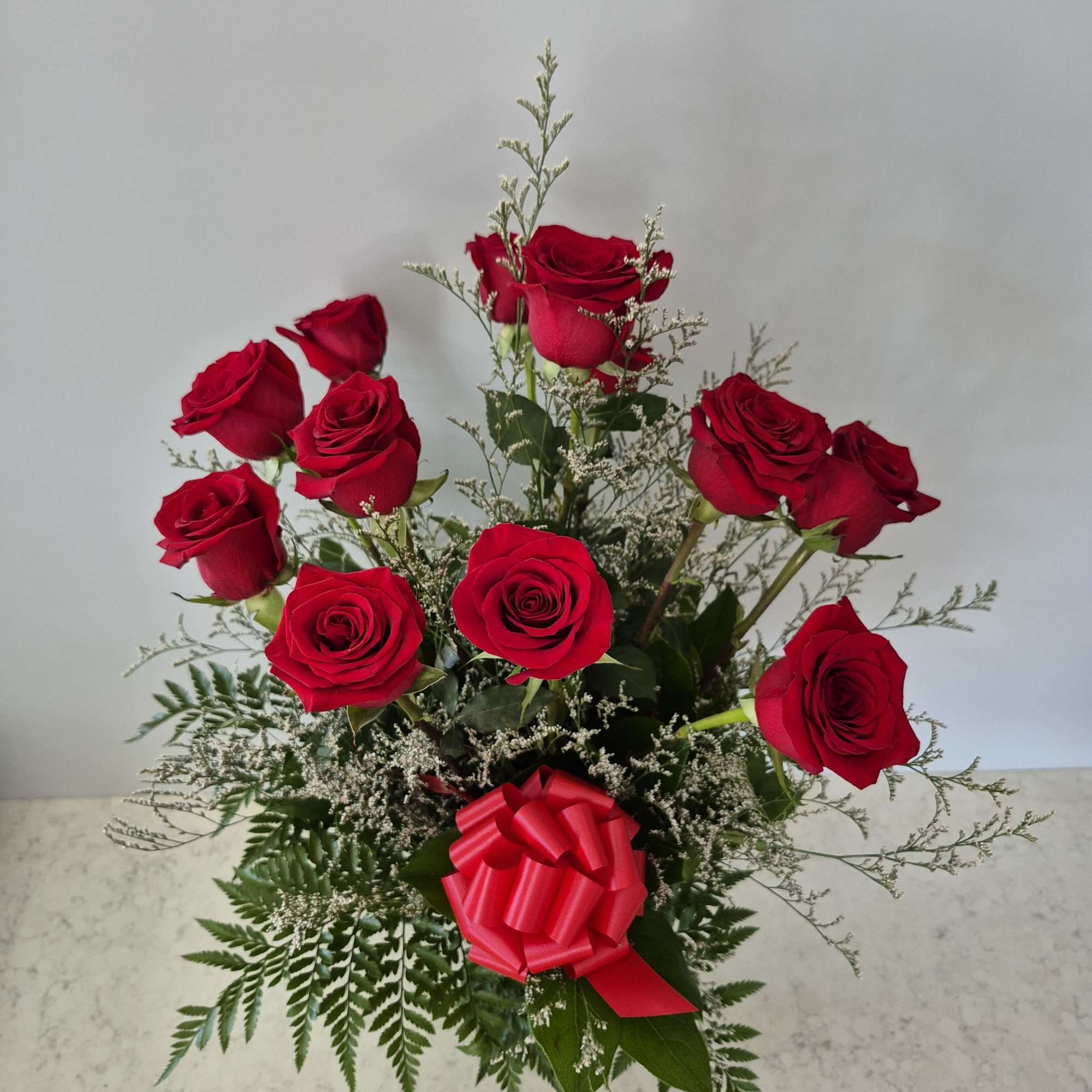 Dozen Long Stems of Red Rose