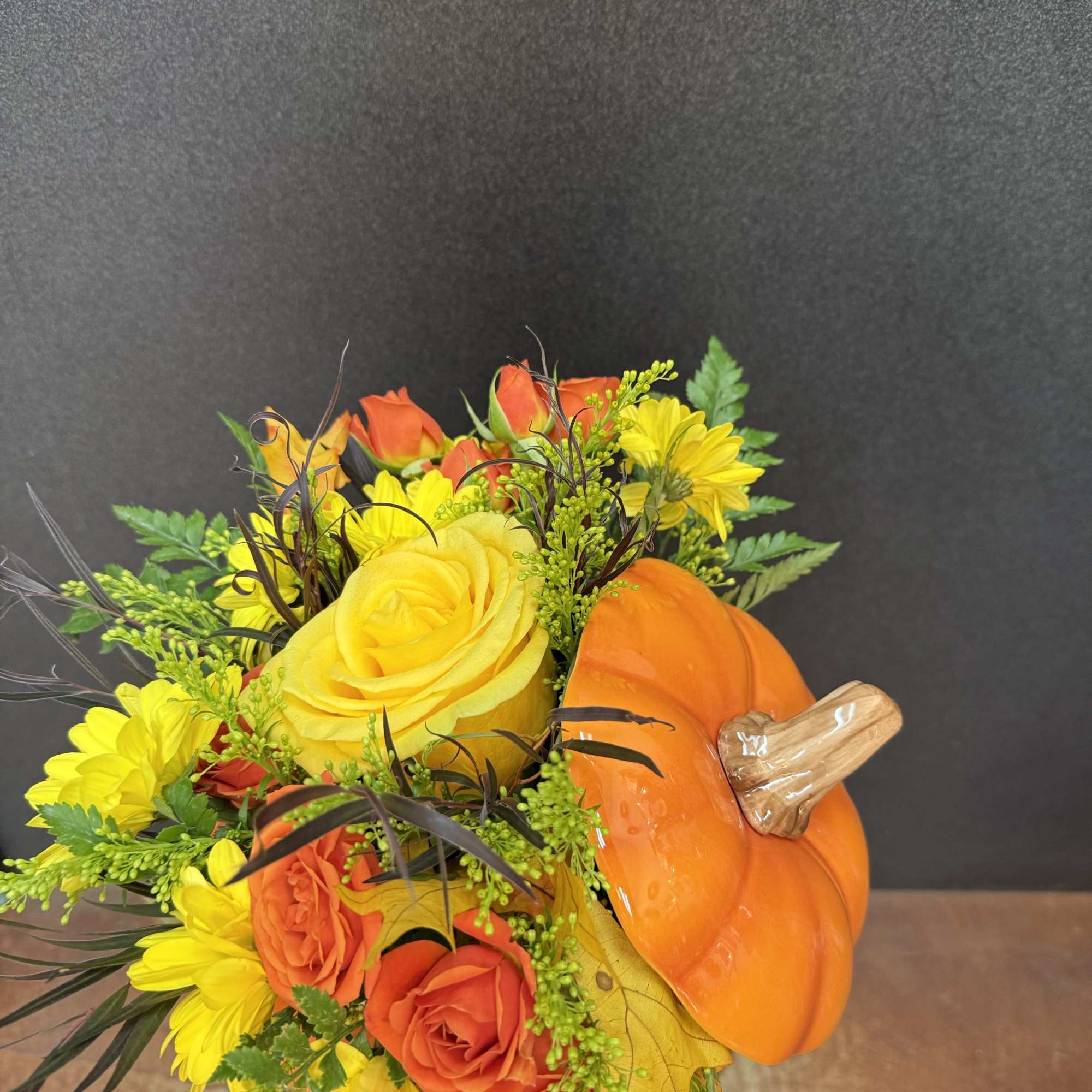 Combine your Flower Power with Pumpkin Power with this wonderful, dare we