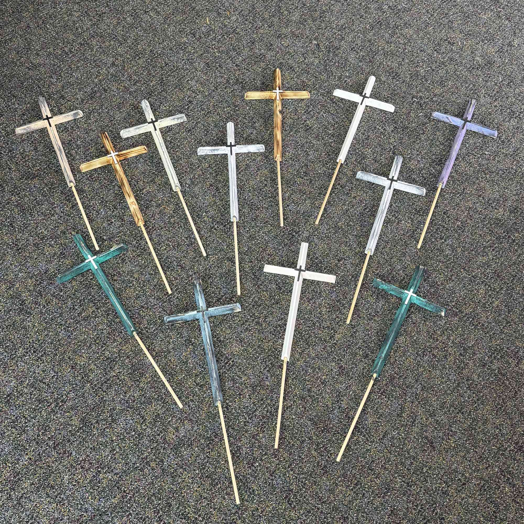 We have a wide variety of wooden cross, that are attached to
