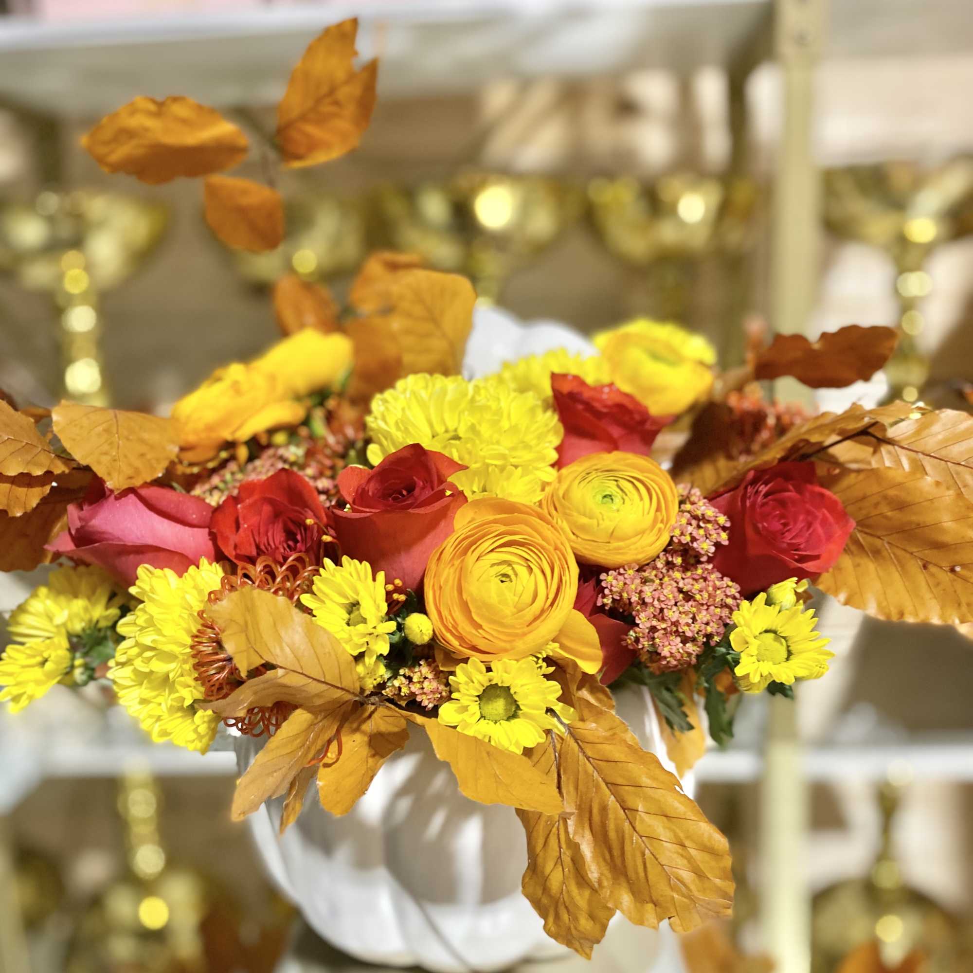 Combine your Flower Power with Pumpkin Power with this wonderful, dare we