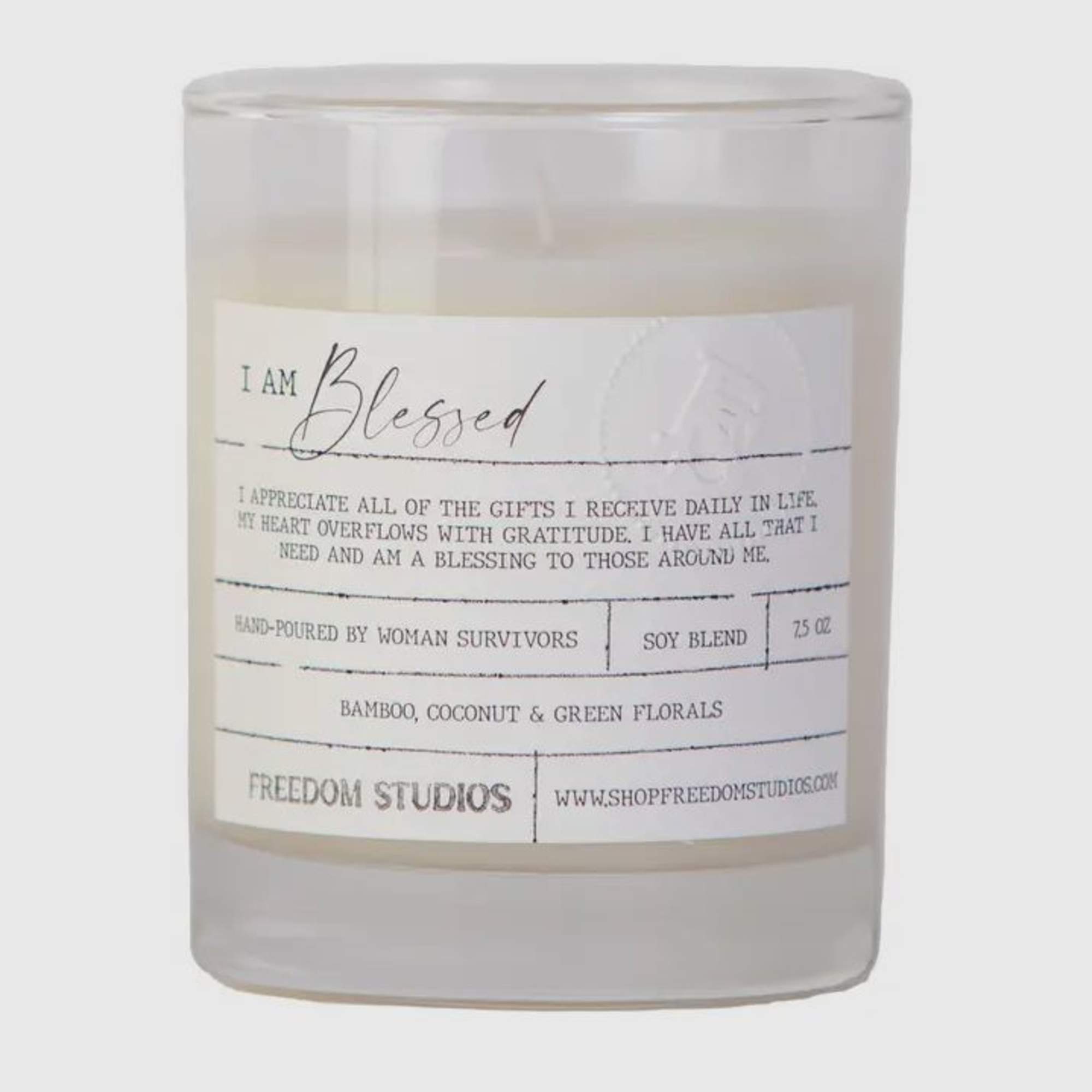 
Description

Light a candle and count your blessings with vibrant notes of bamboo