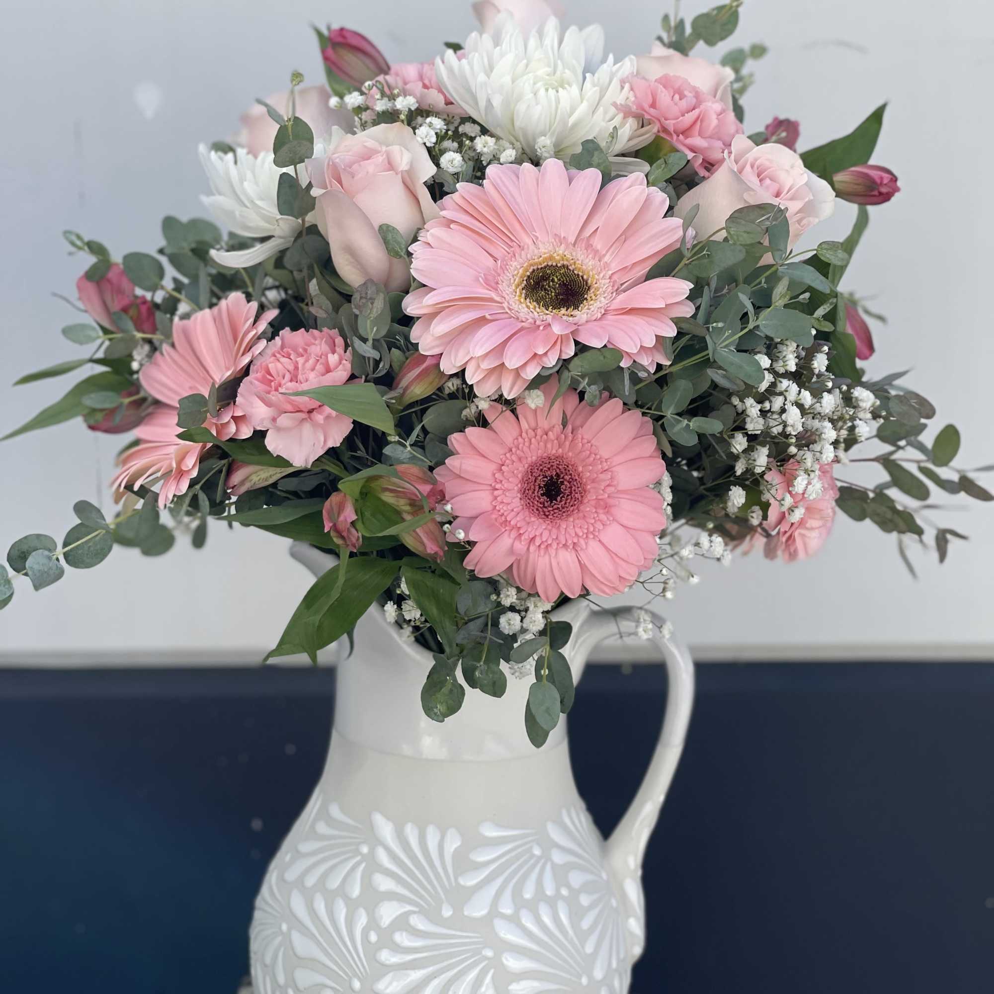 All jars are one of a kind, jar will be pink or