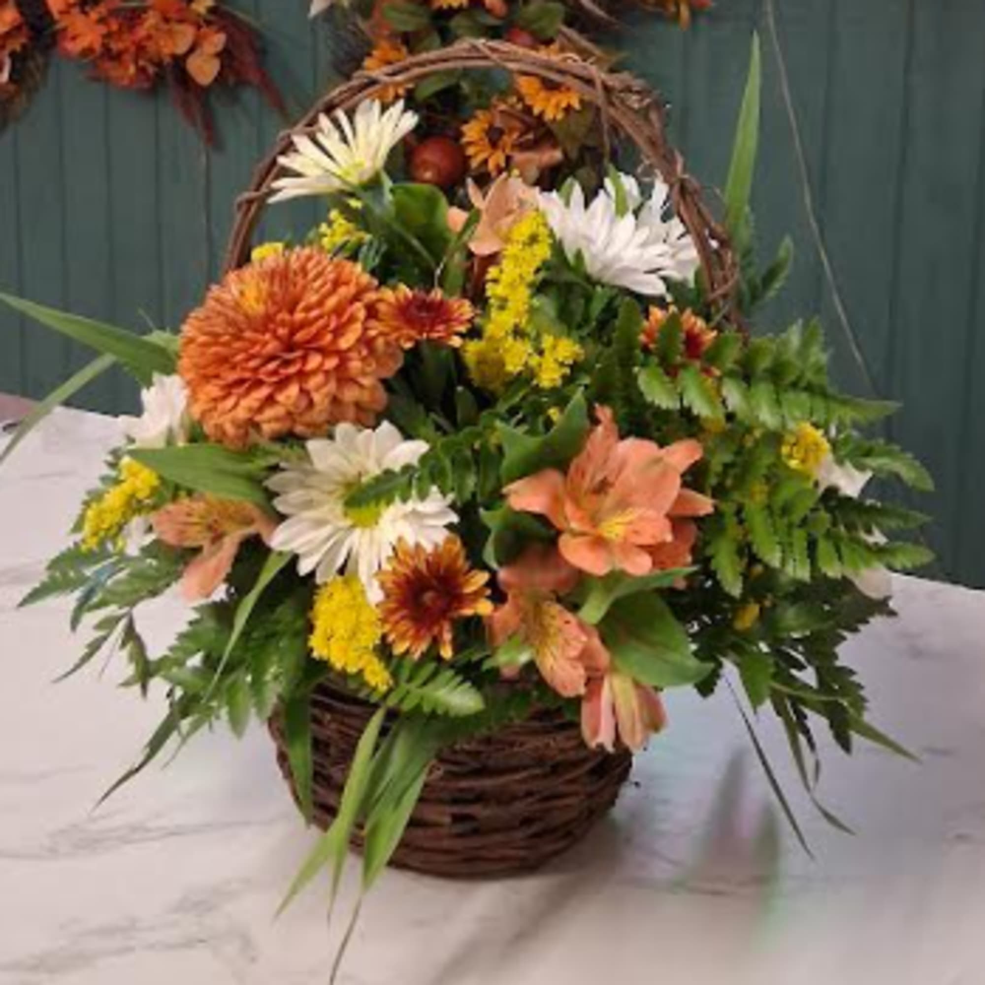 Celebrate the beauty of the season with our Basket Full of Fall