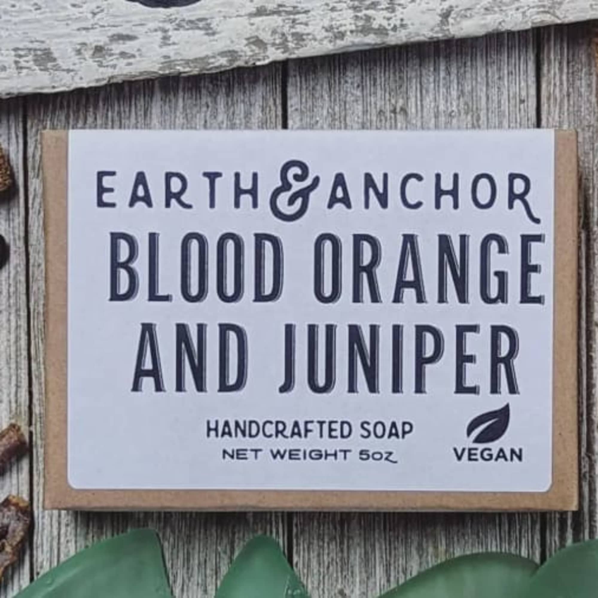 Blood Orange &amp; Juniper soap is a blend of dark, juicy blood