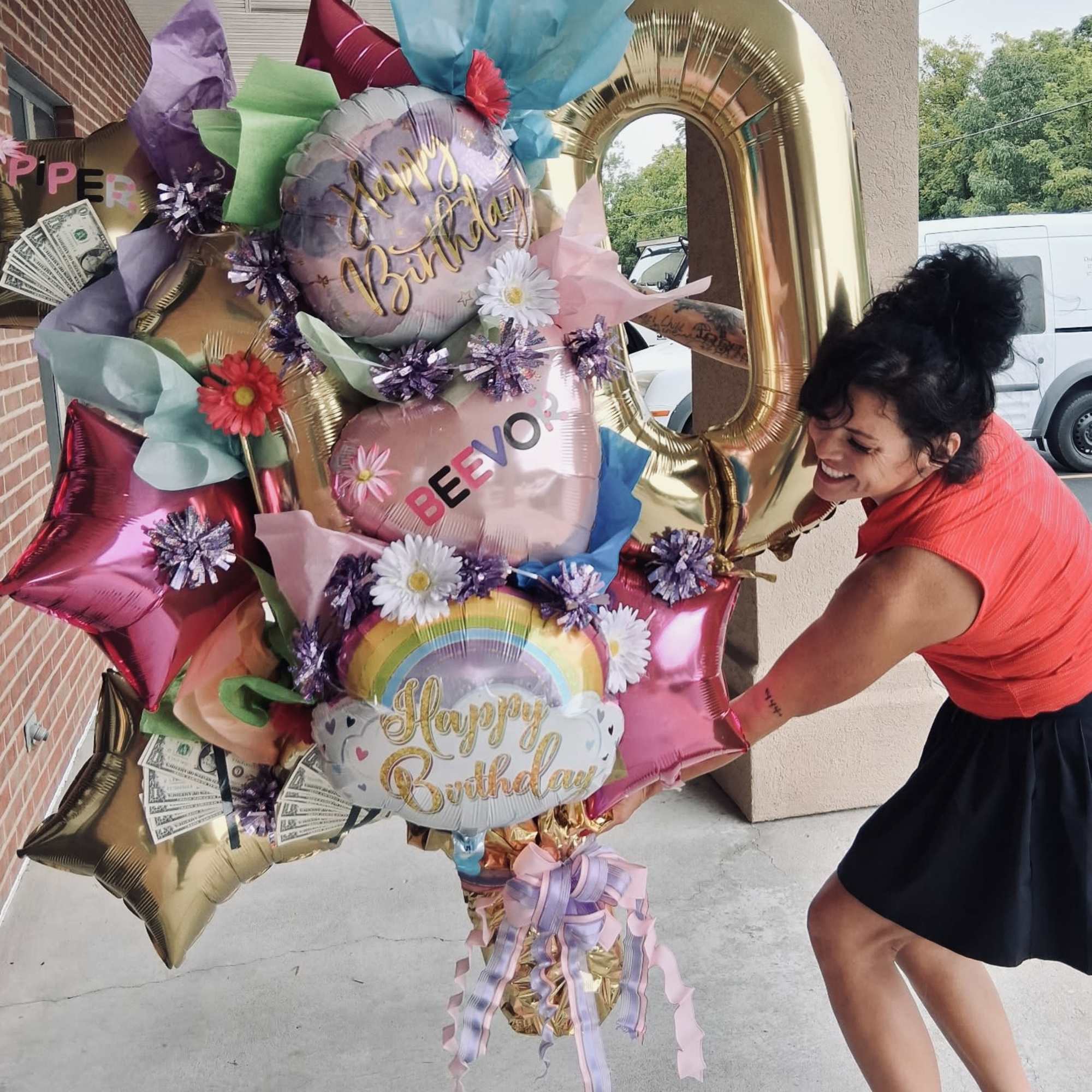 Over the top balloon display for those who want to make a